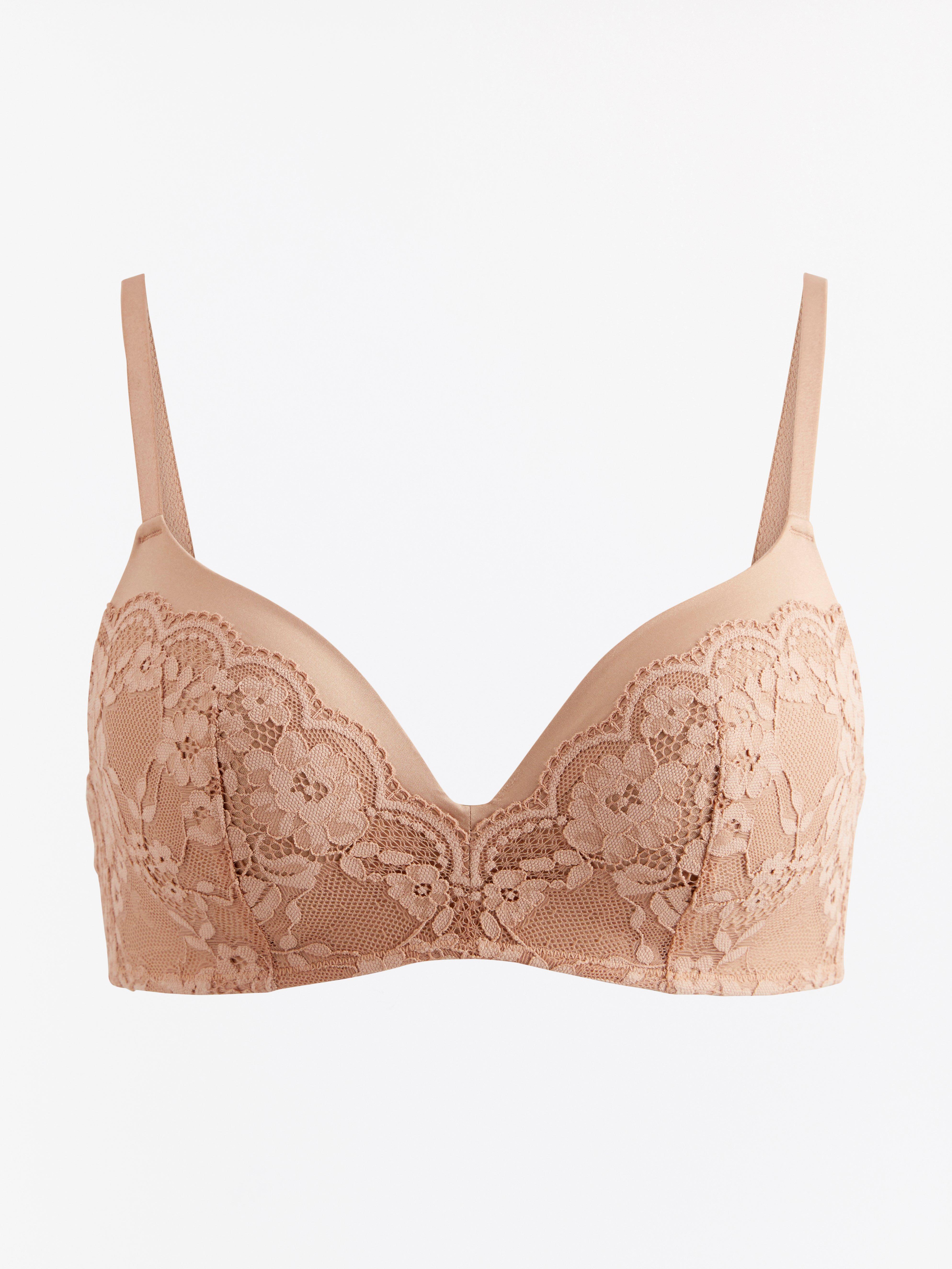 Flora bh utan bygel - Underkläder - Beige