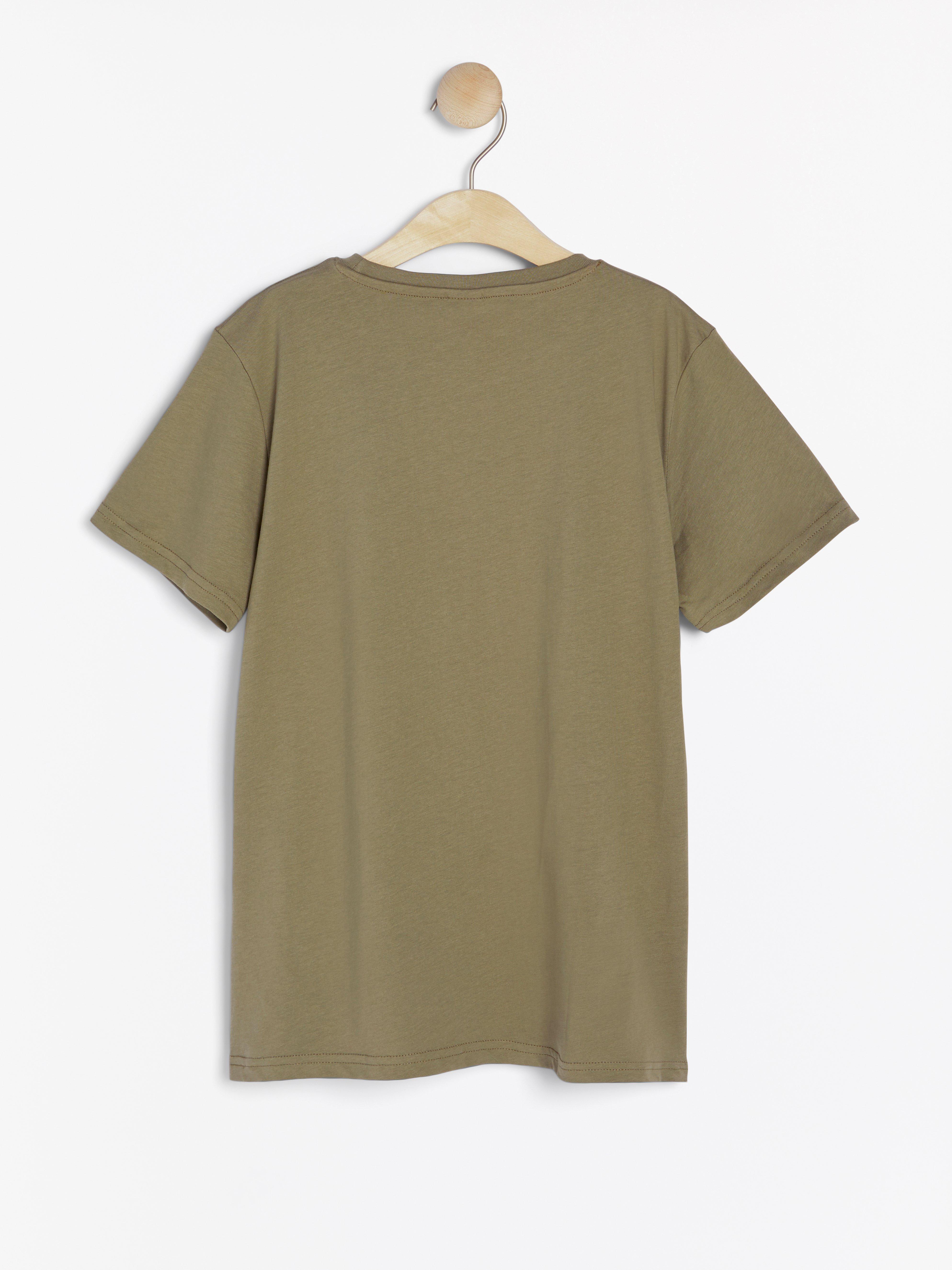 T-shirt - Barn - Khaki