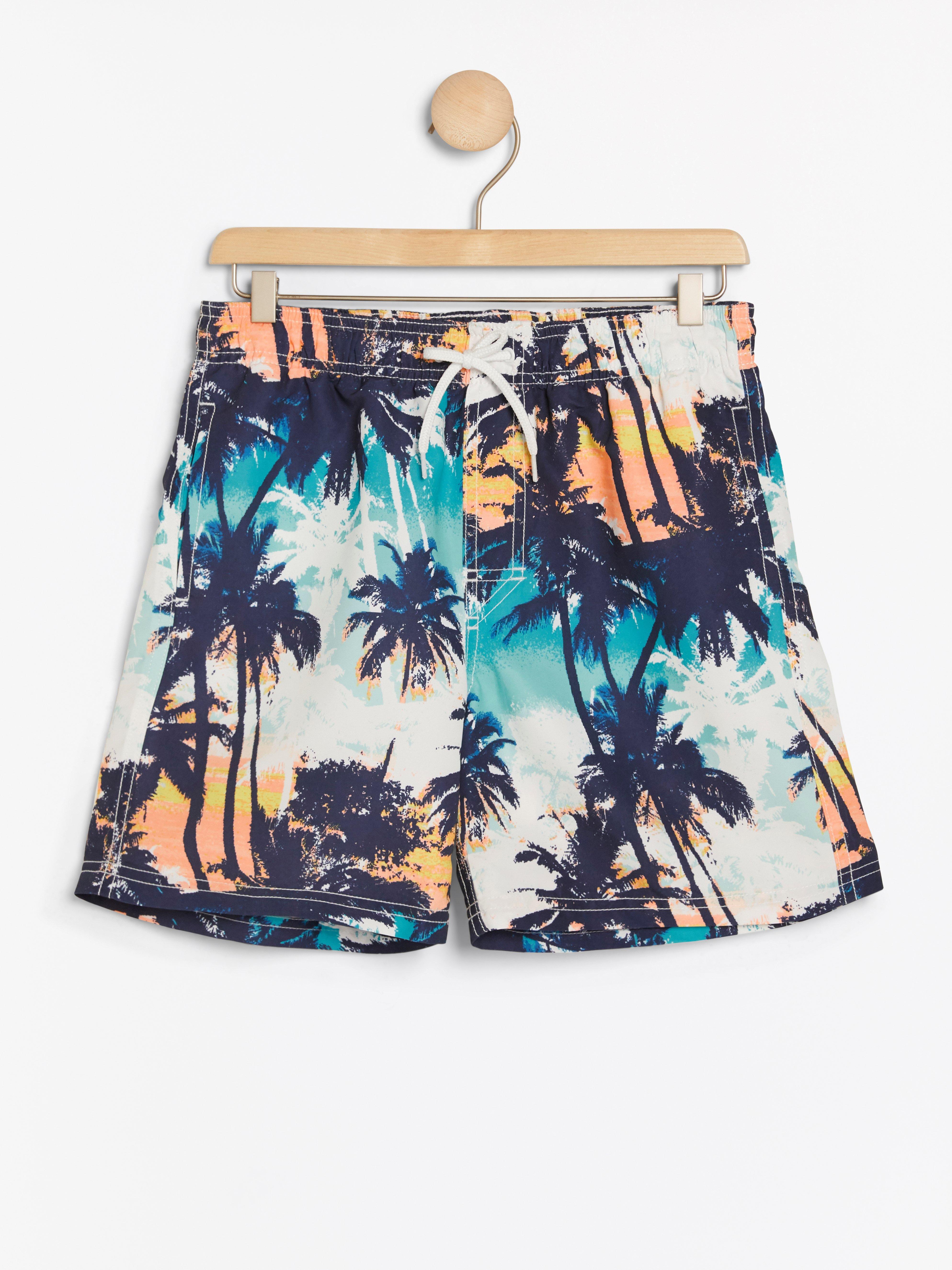 Badshorts - Barn - Vit