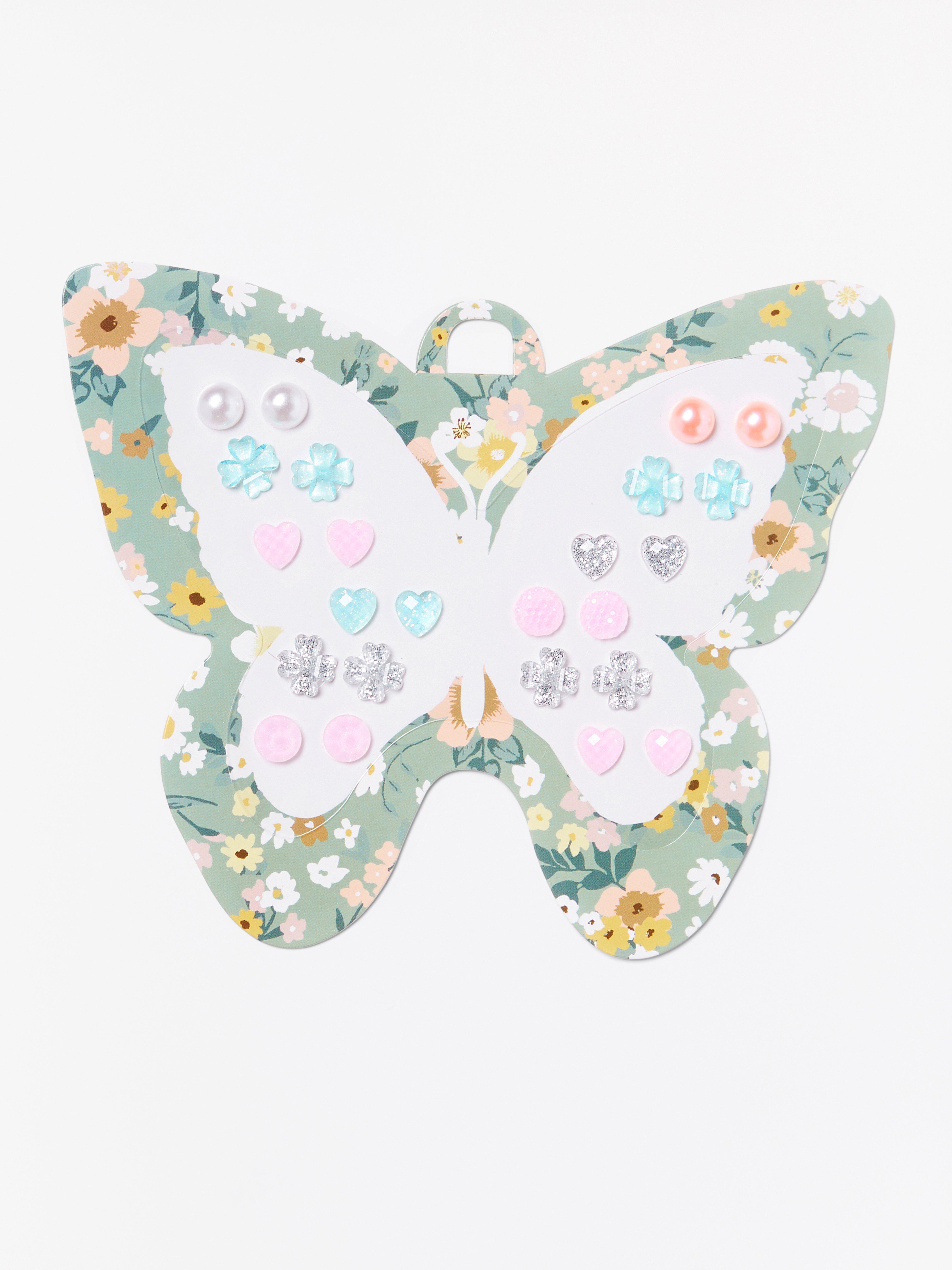 Stick on Earrings - Kids Wear - Green