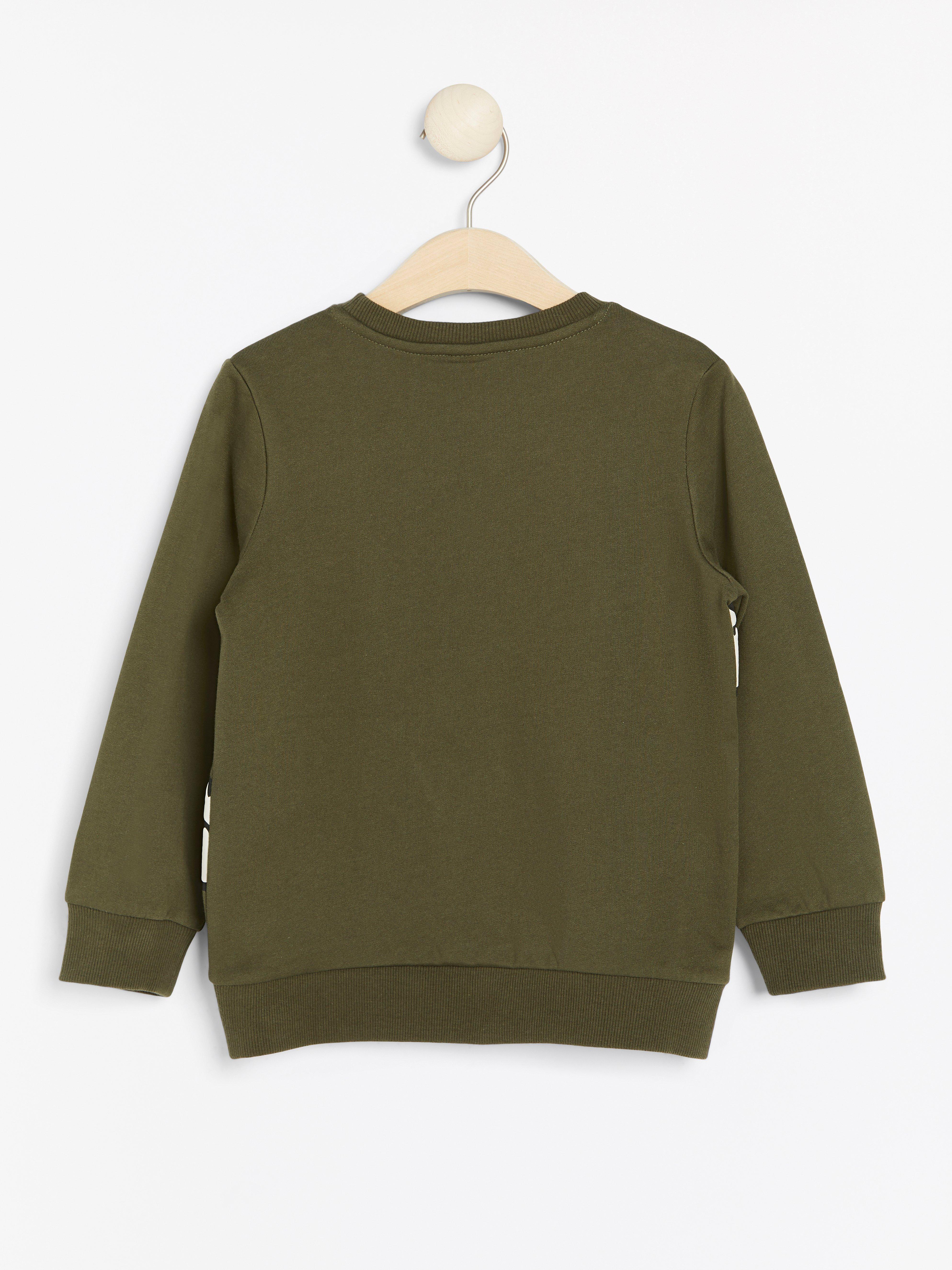 Sweatshirt - Barn - Grön