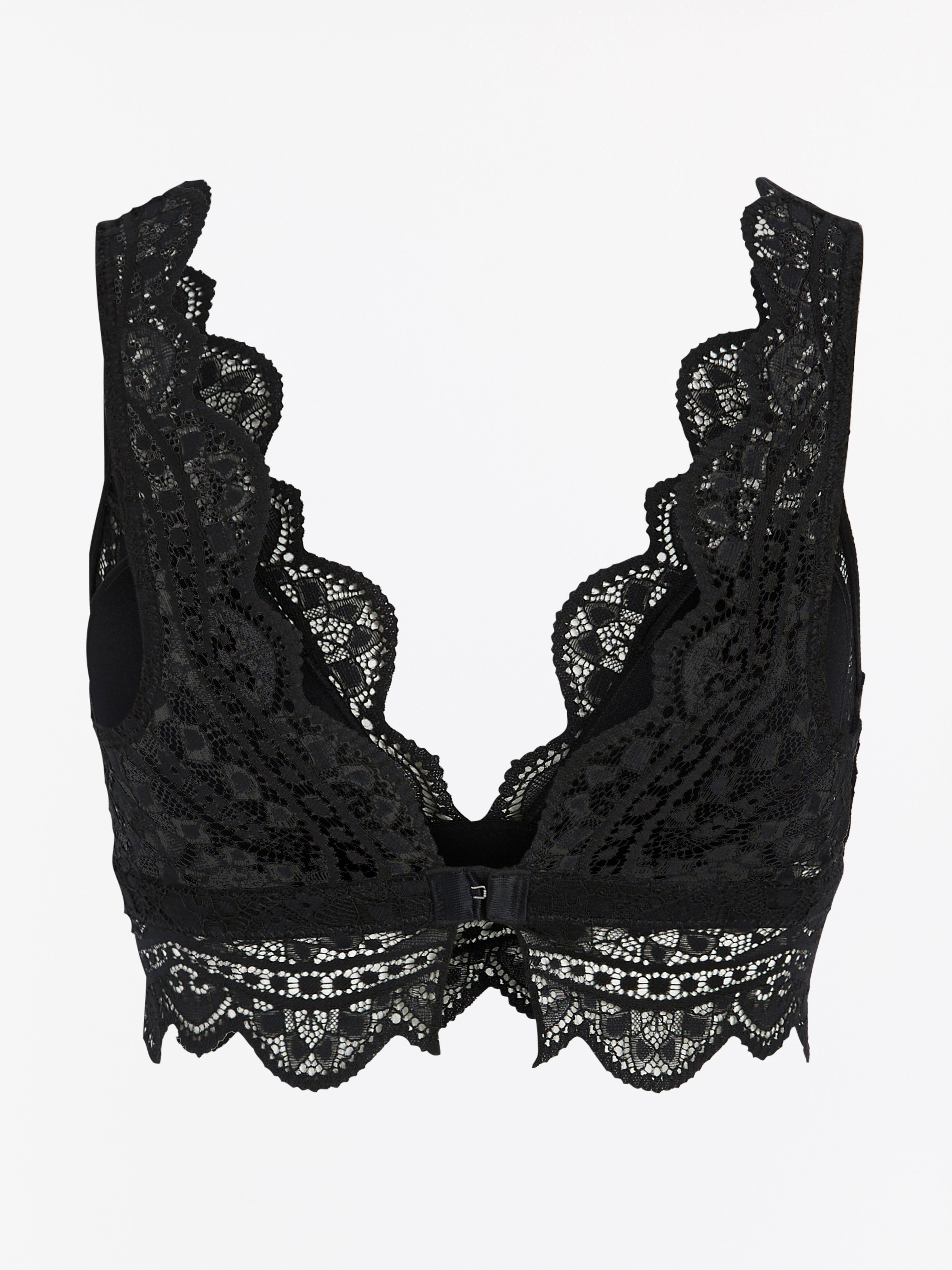 Bralette - Underkläder - Svart
