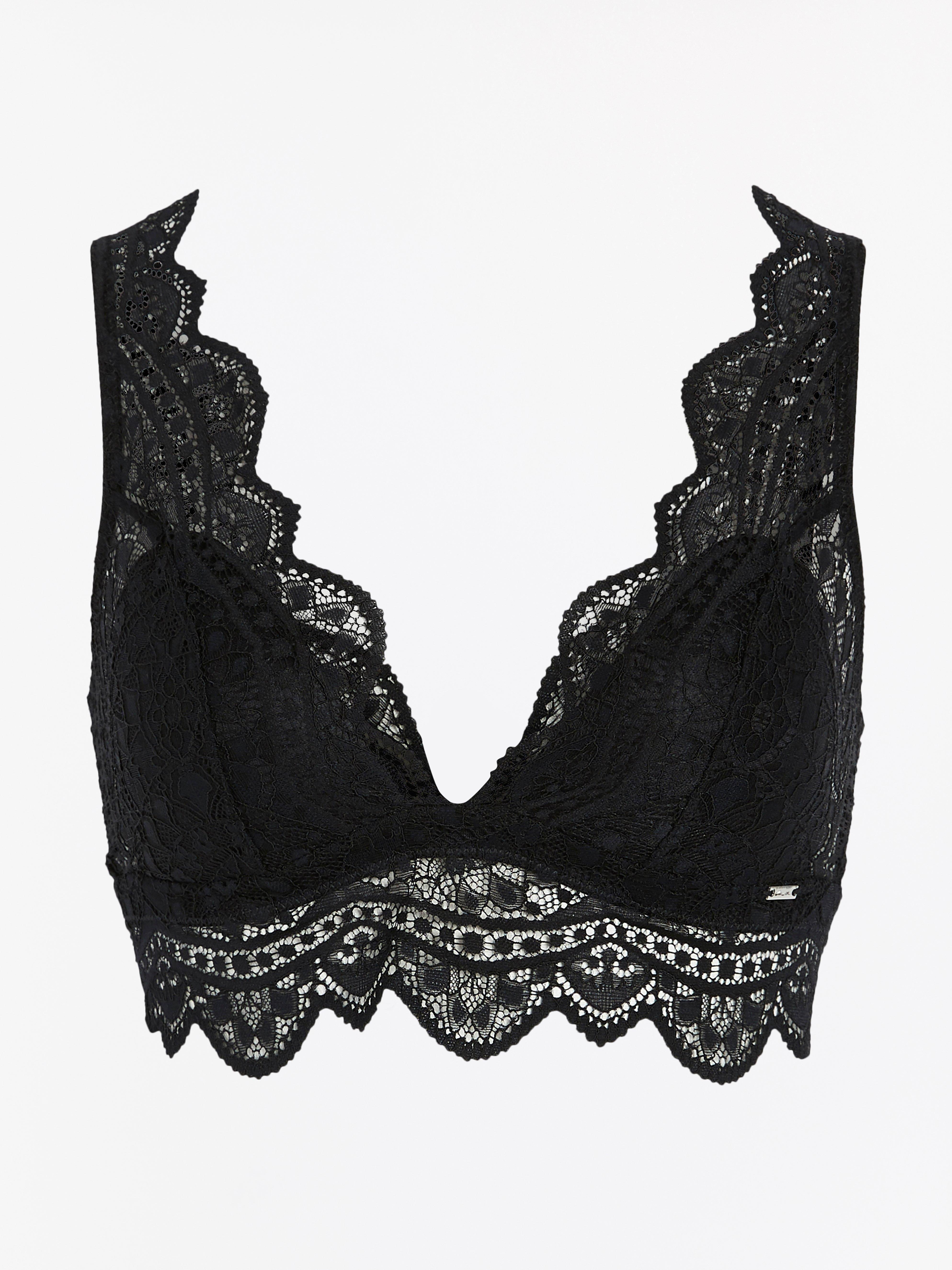 cheap black bralette