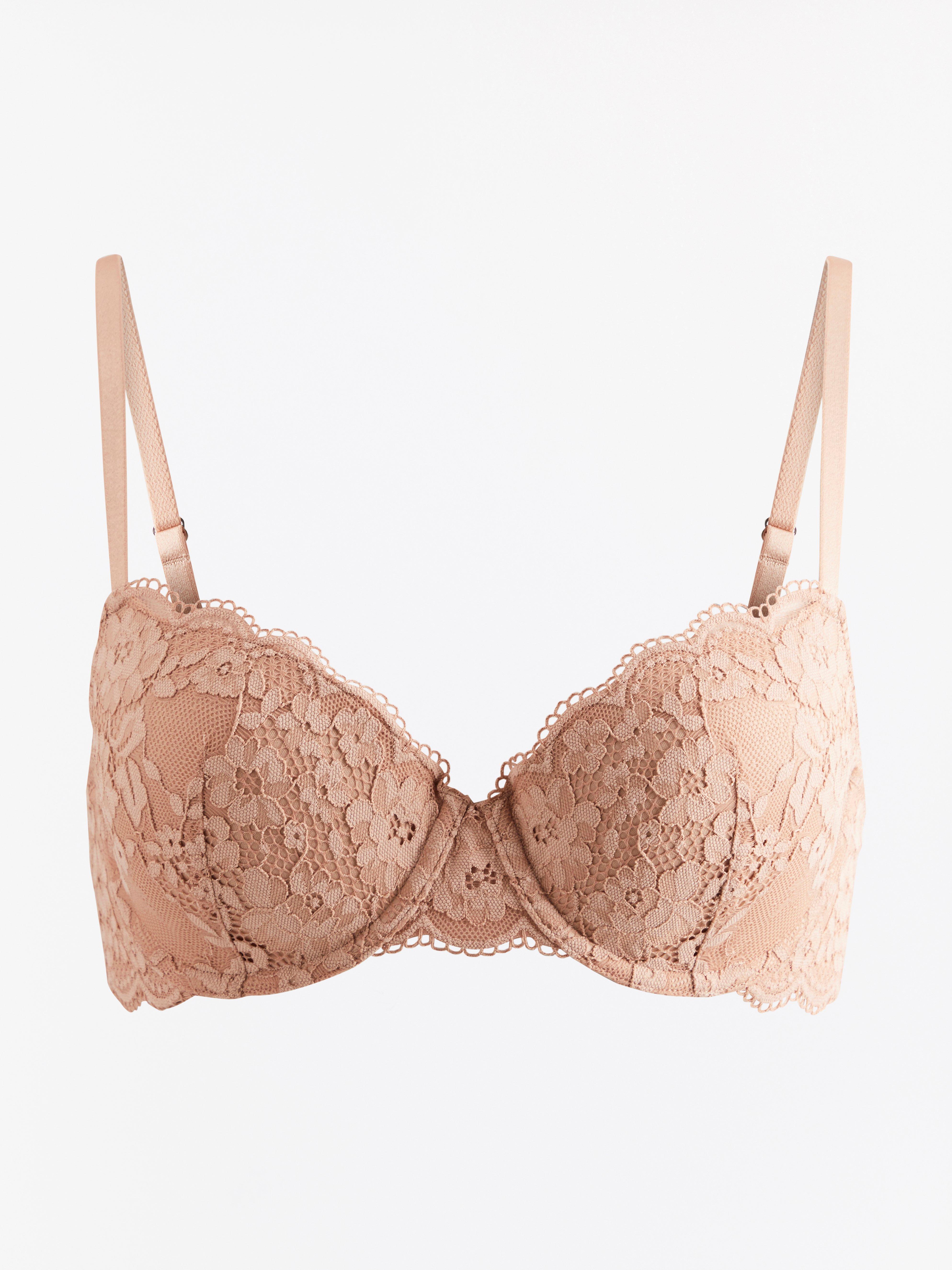 Akleja balconette-bh - Underkläder - Beige