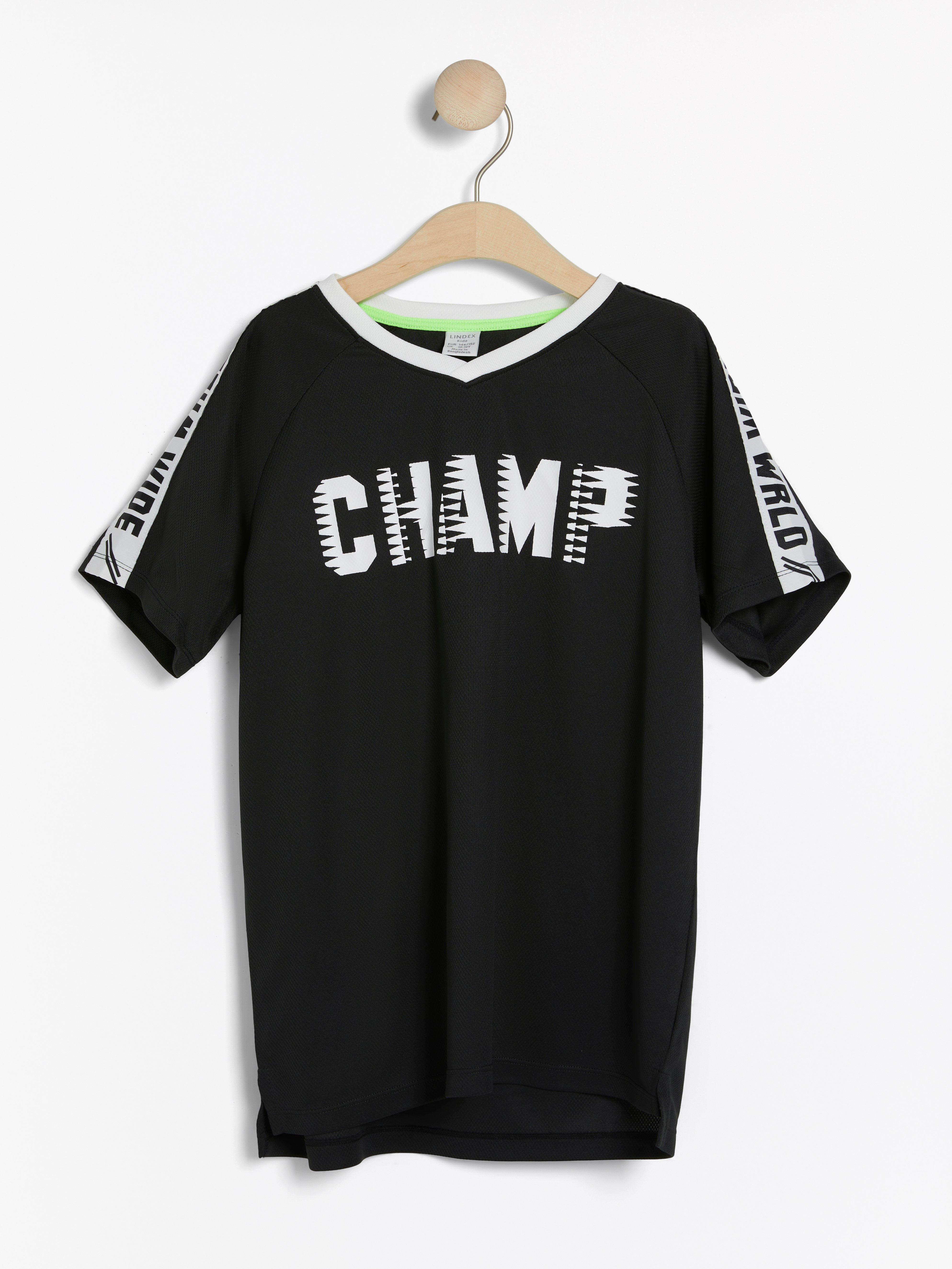 T-shirt - Barn - Svart