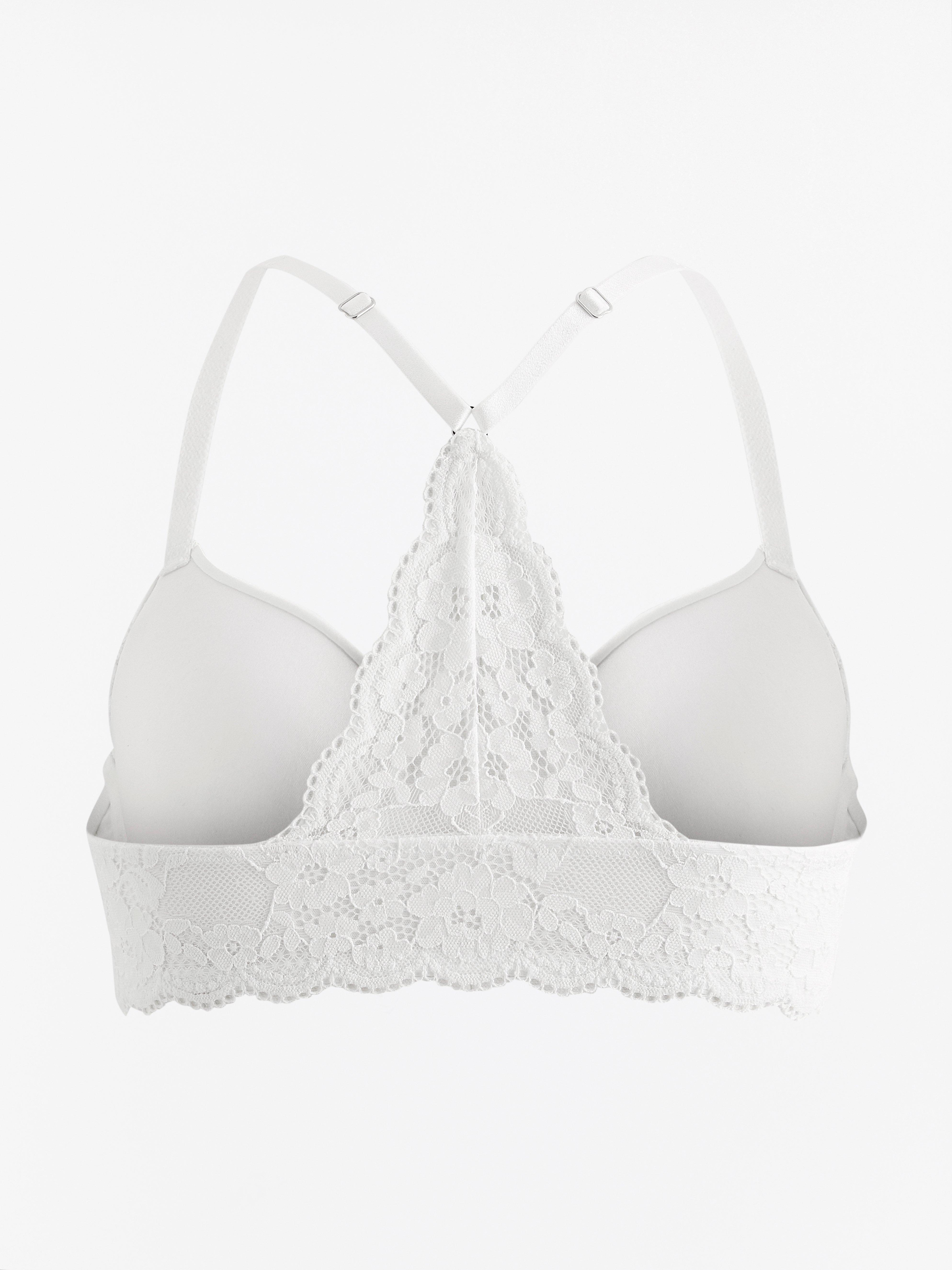 Lilja T-shirt Bra - Lingerie - White