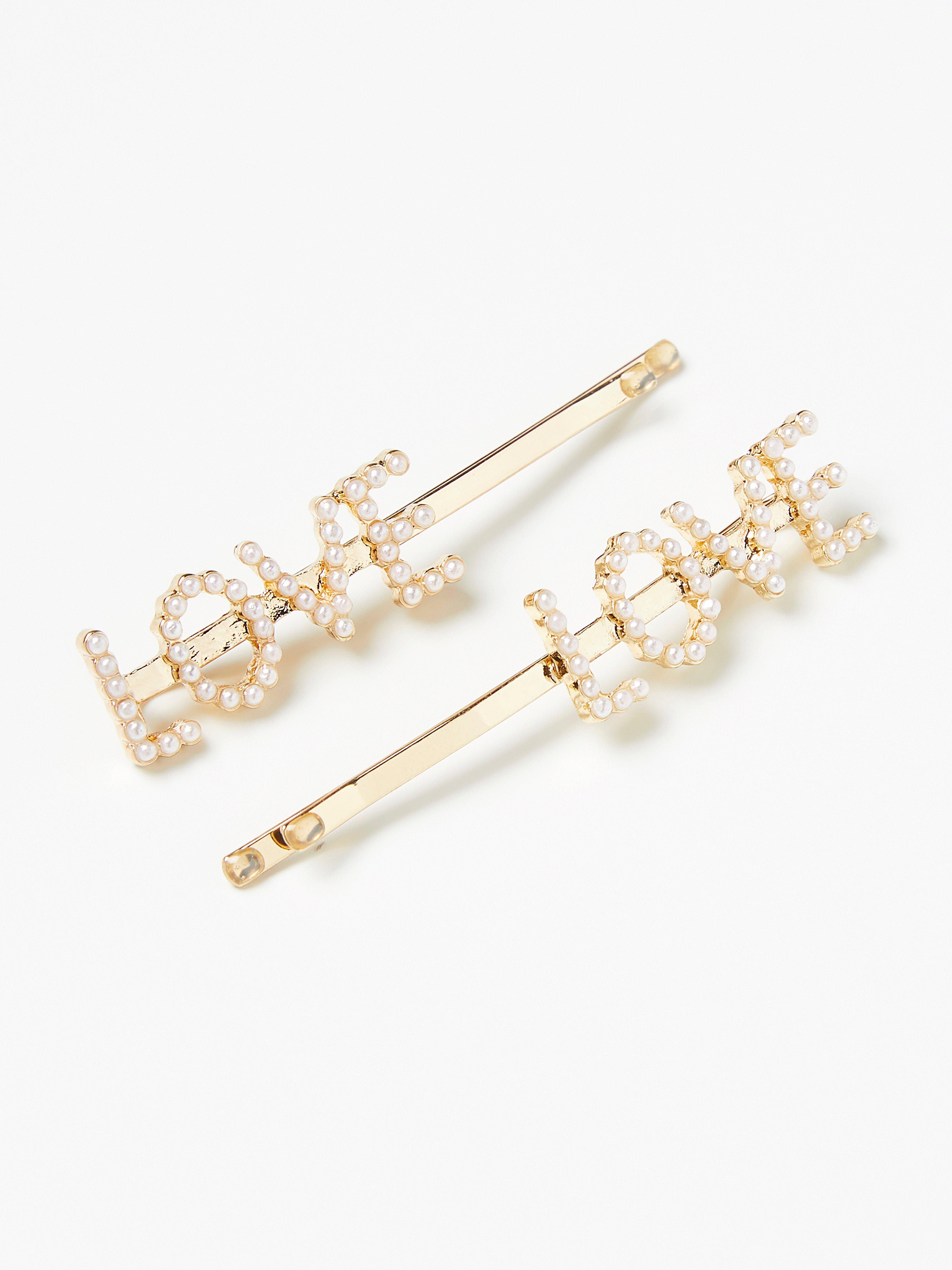 Hair Pins - Womens Wear - Yellow