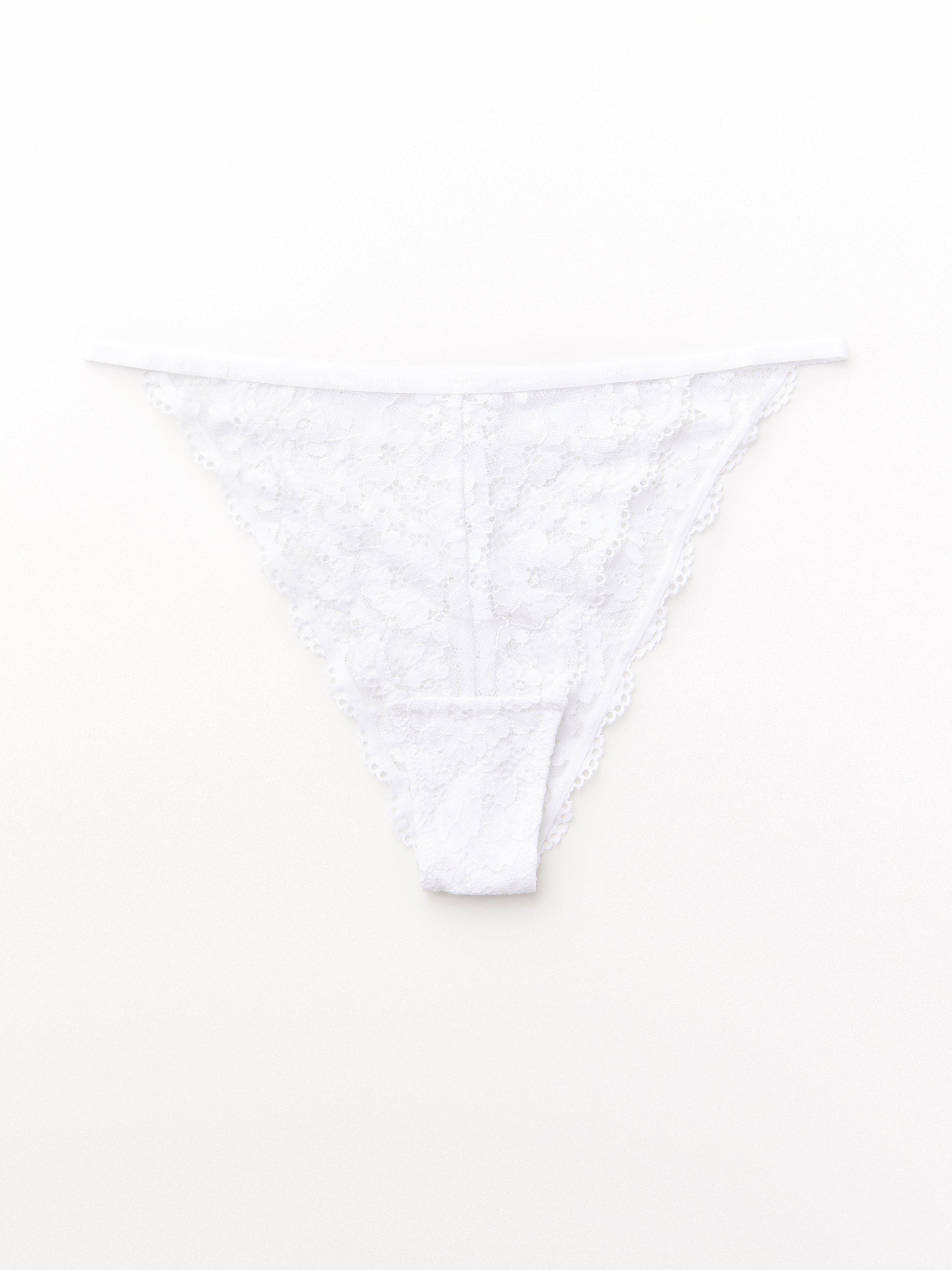 Brazilian låg - Underkläder - Vit