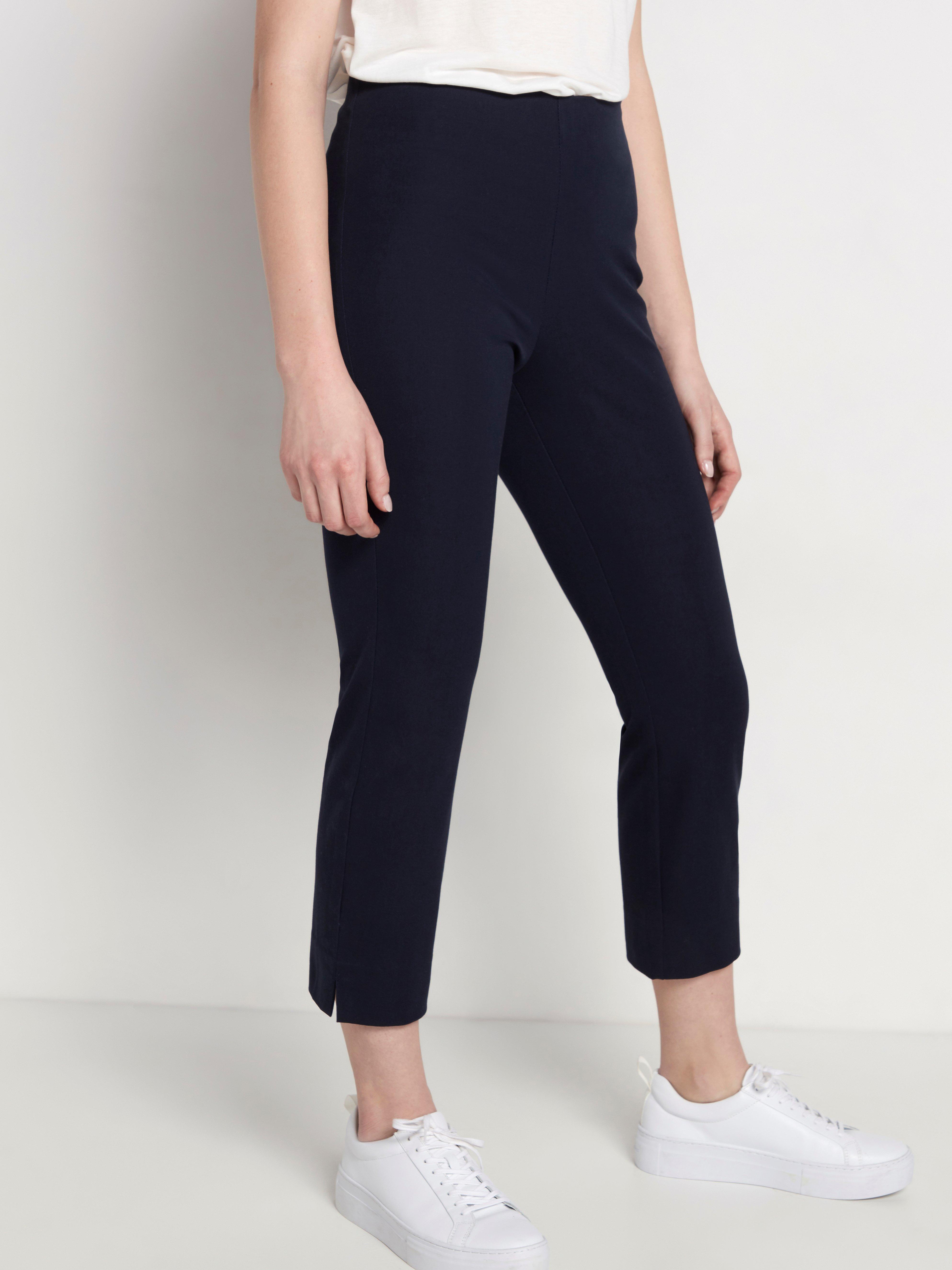 skinny fit high waisted trousers