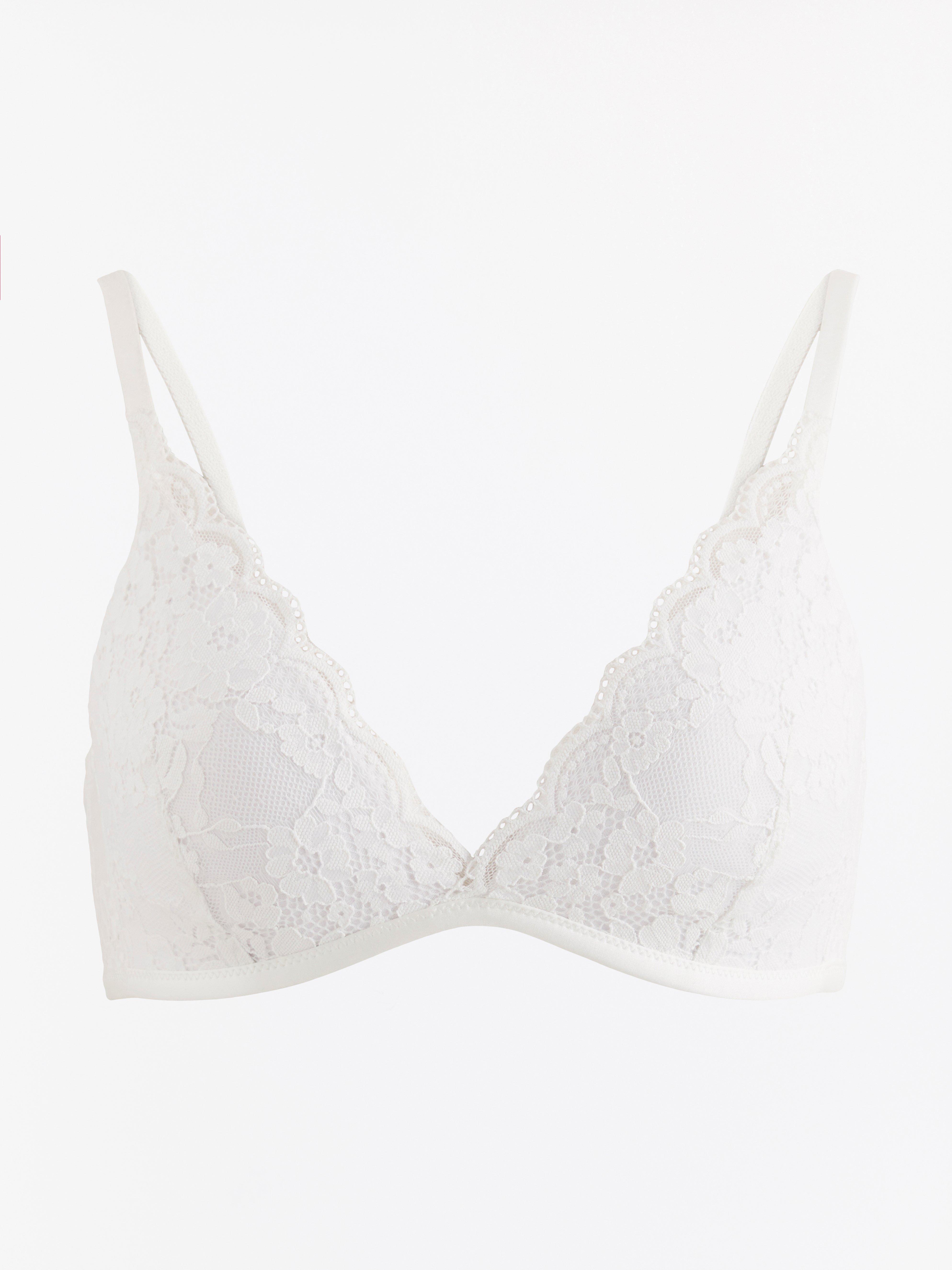 Podprsenka bez kostíc Mynta - Spodná bielizeň - Biela