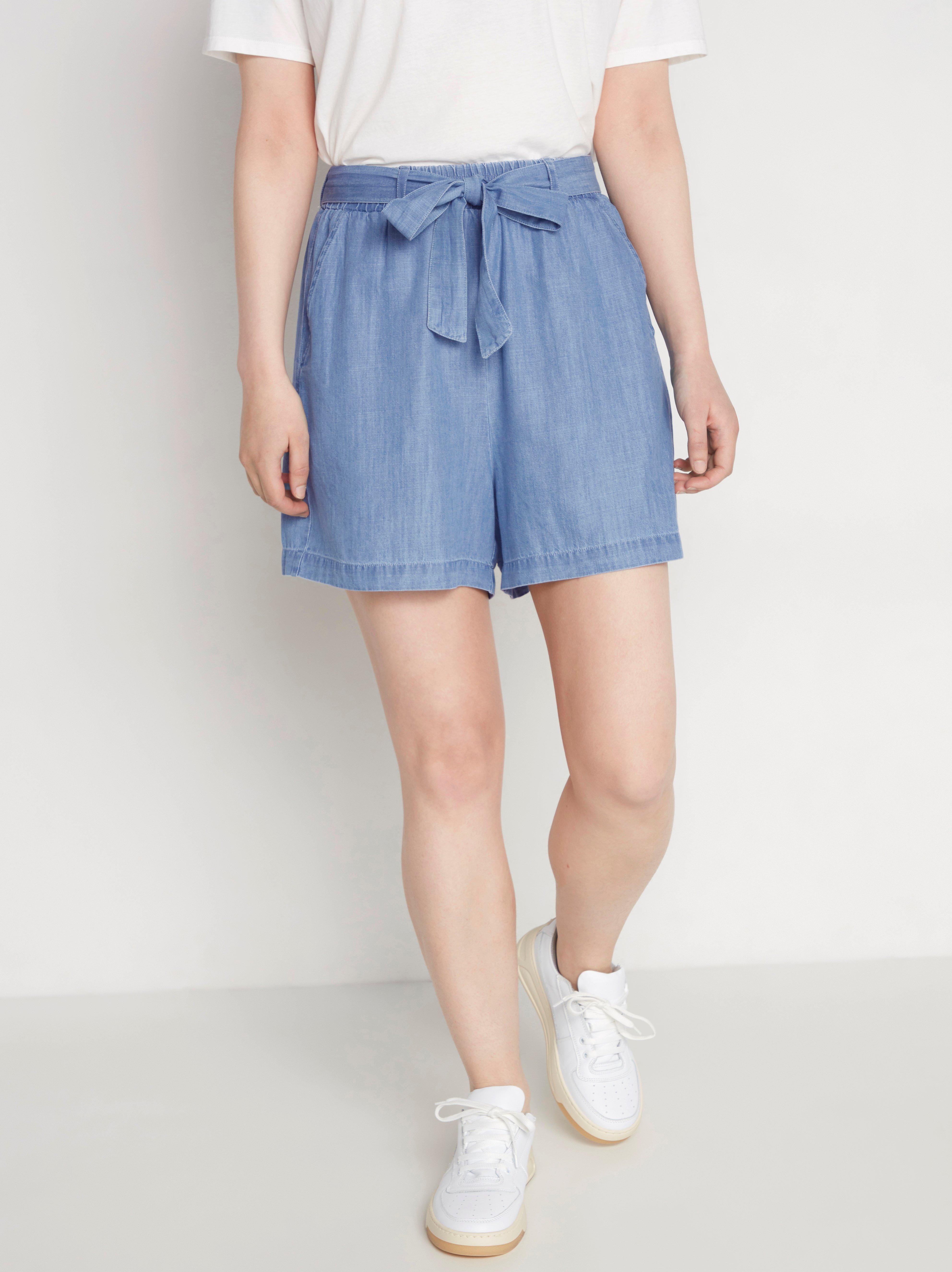 shorts paper bag waist