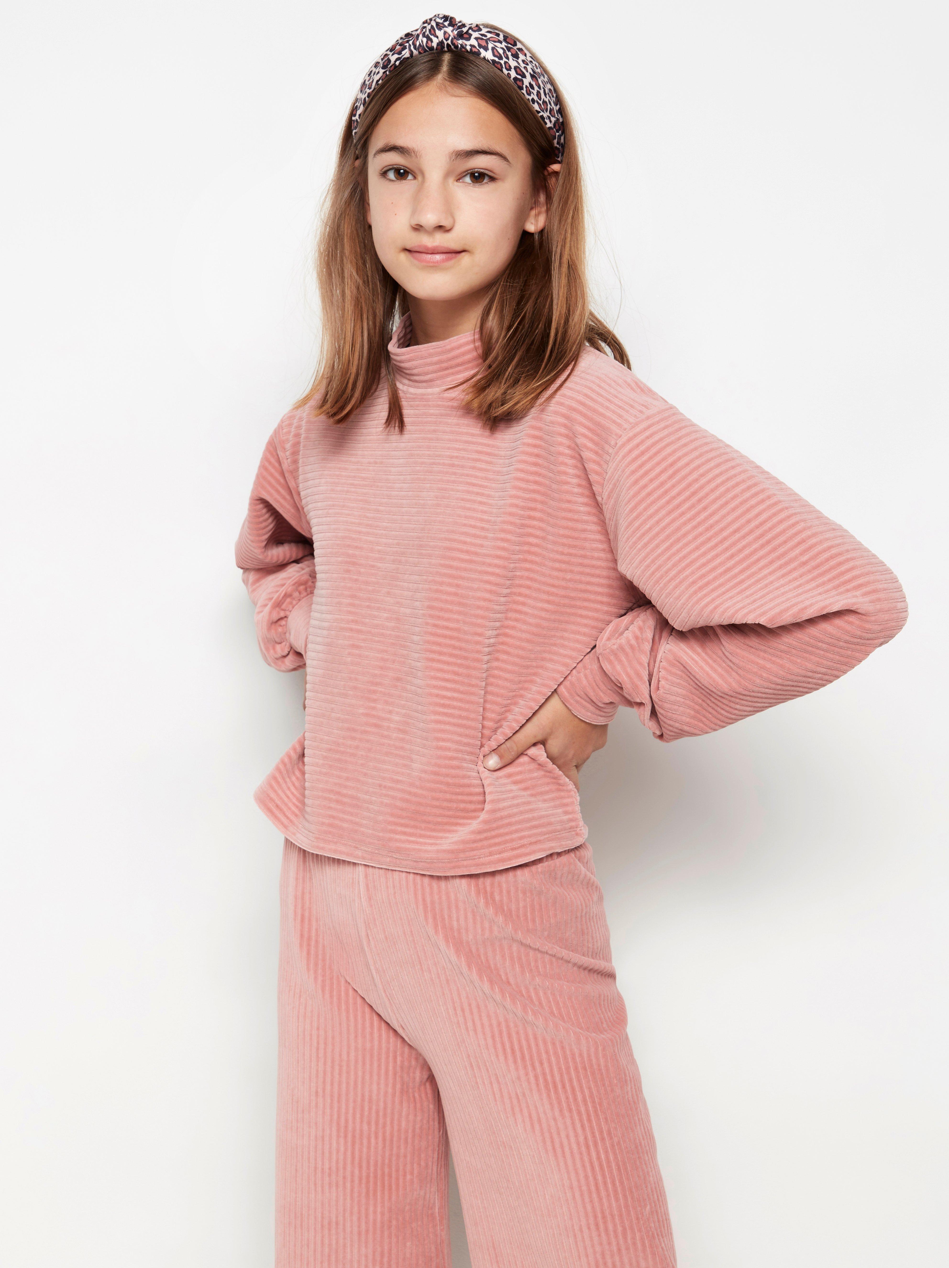 Pink corduroy clearance jumper