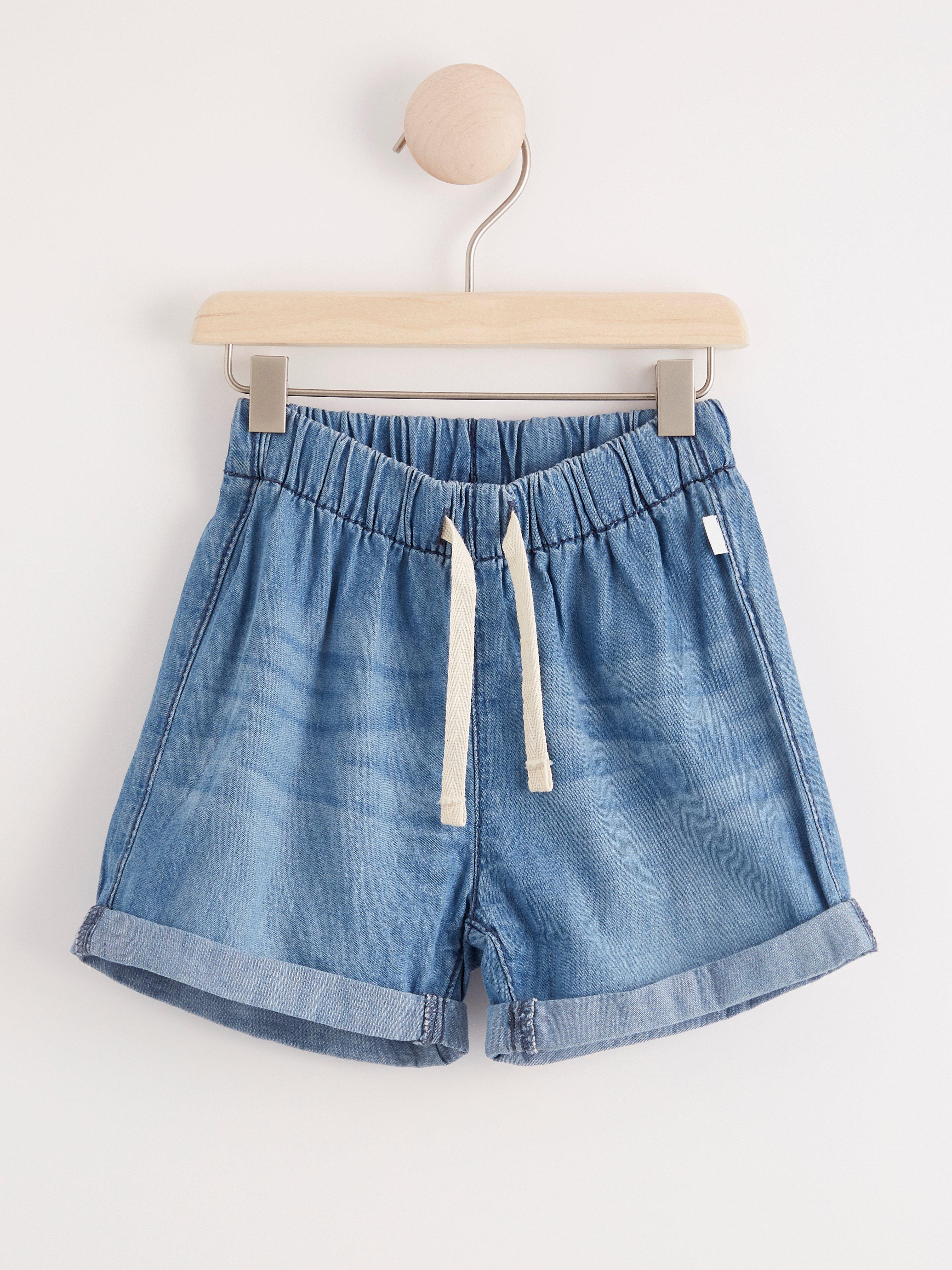 soft jean shorts