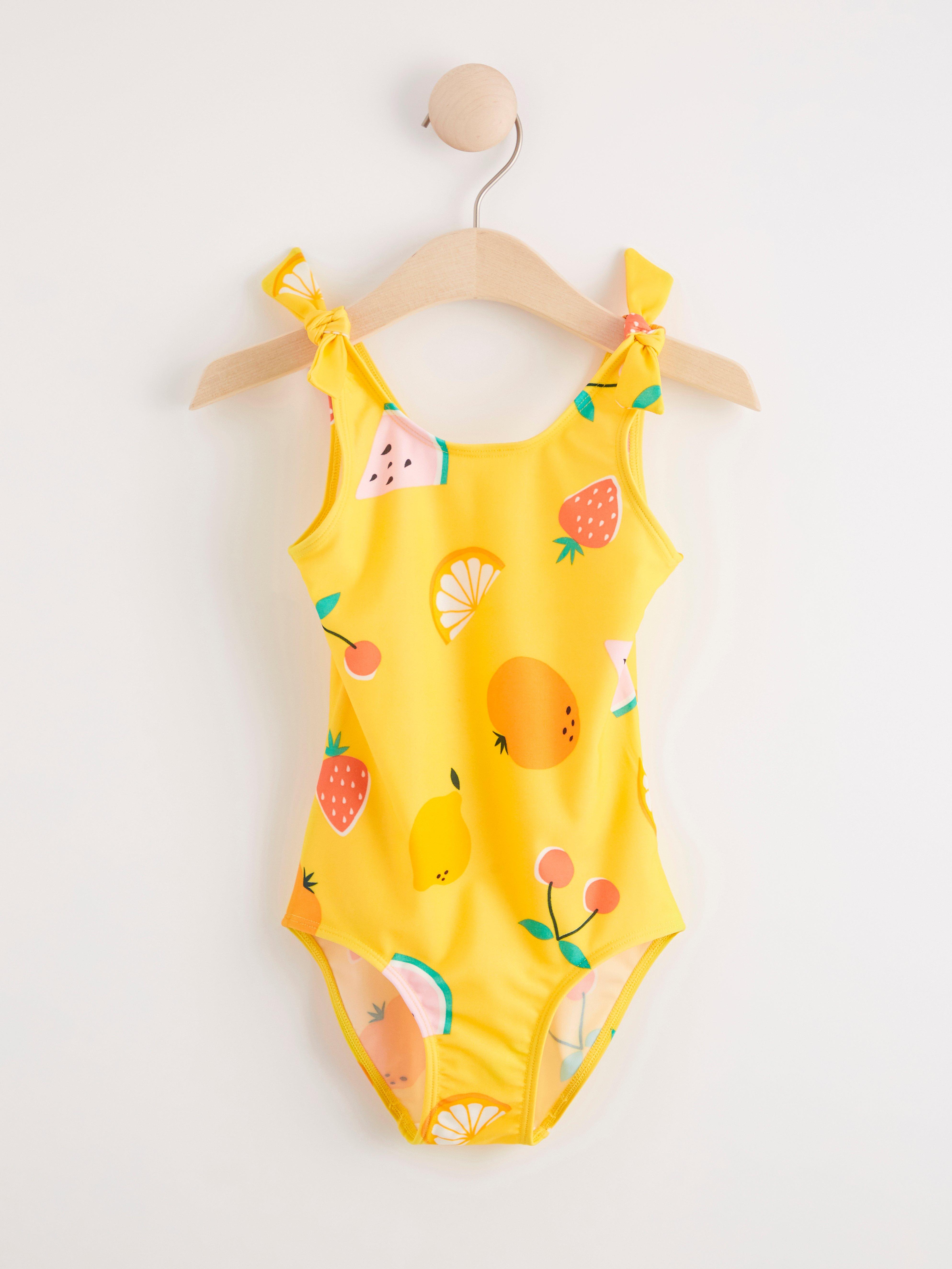 yellow baby swimsuit