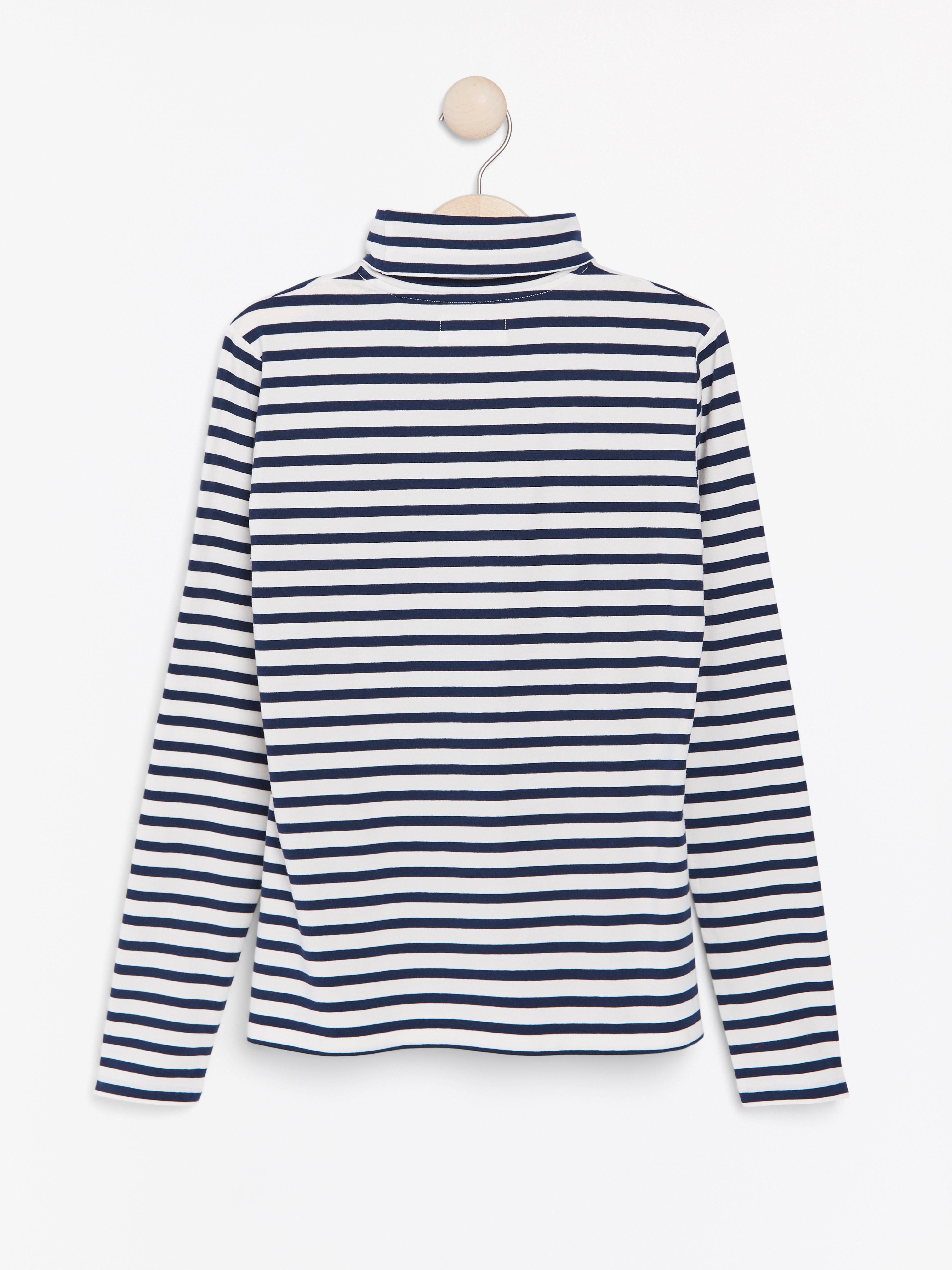 Roller Neck Top - Womens Wear - Blue