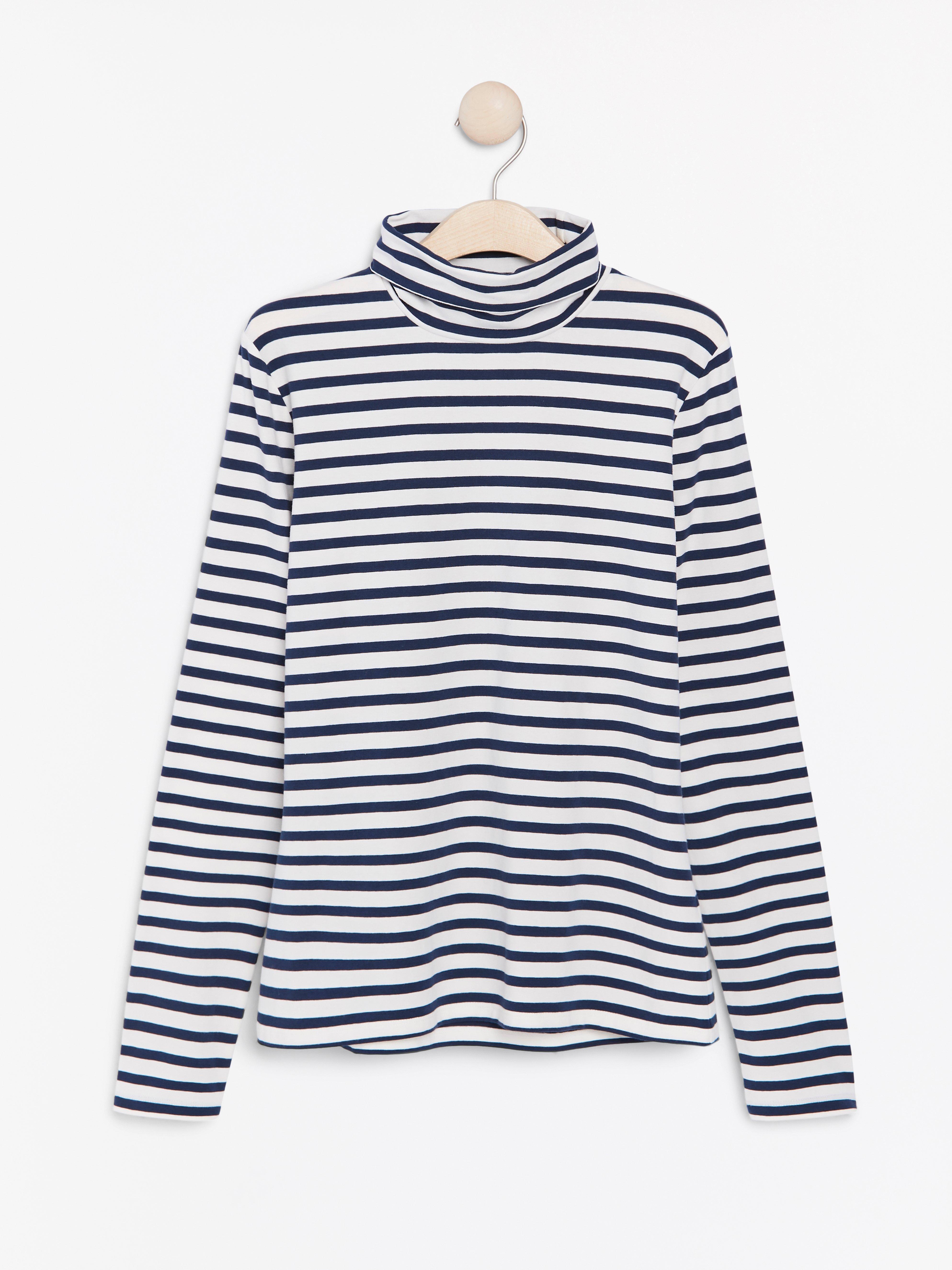 Roller Neck Top - Womens Wear - Blue