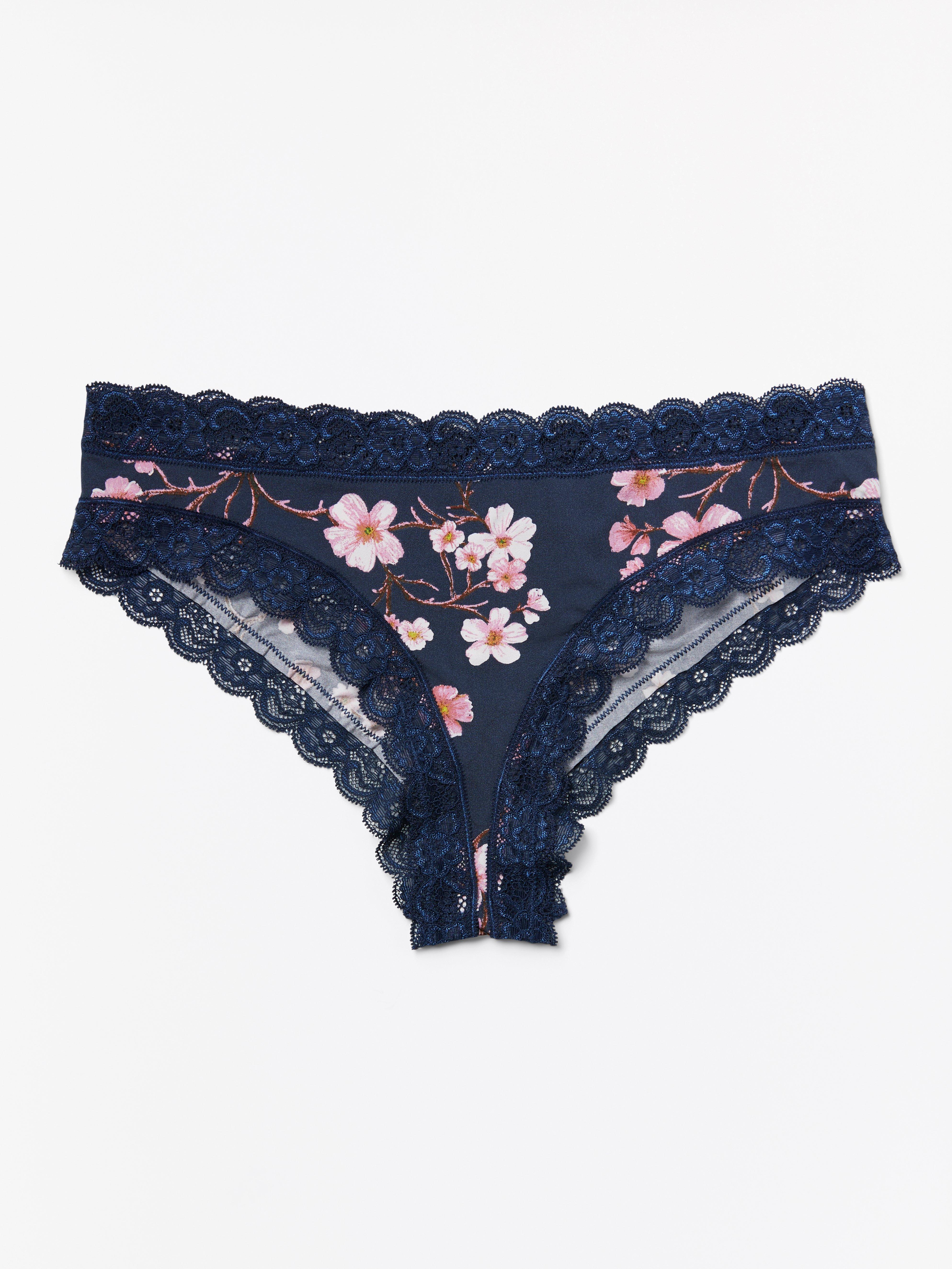 Brazilian Low - Lingerie - Blue