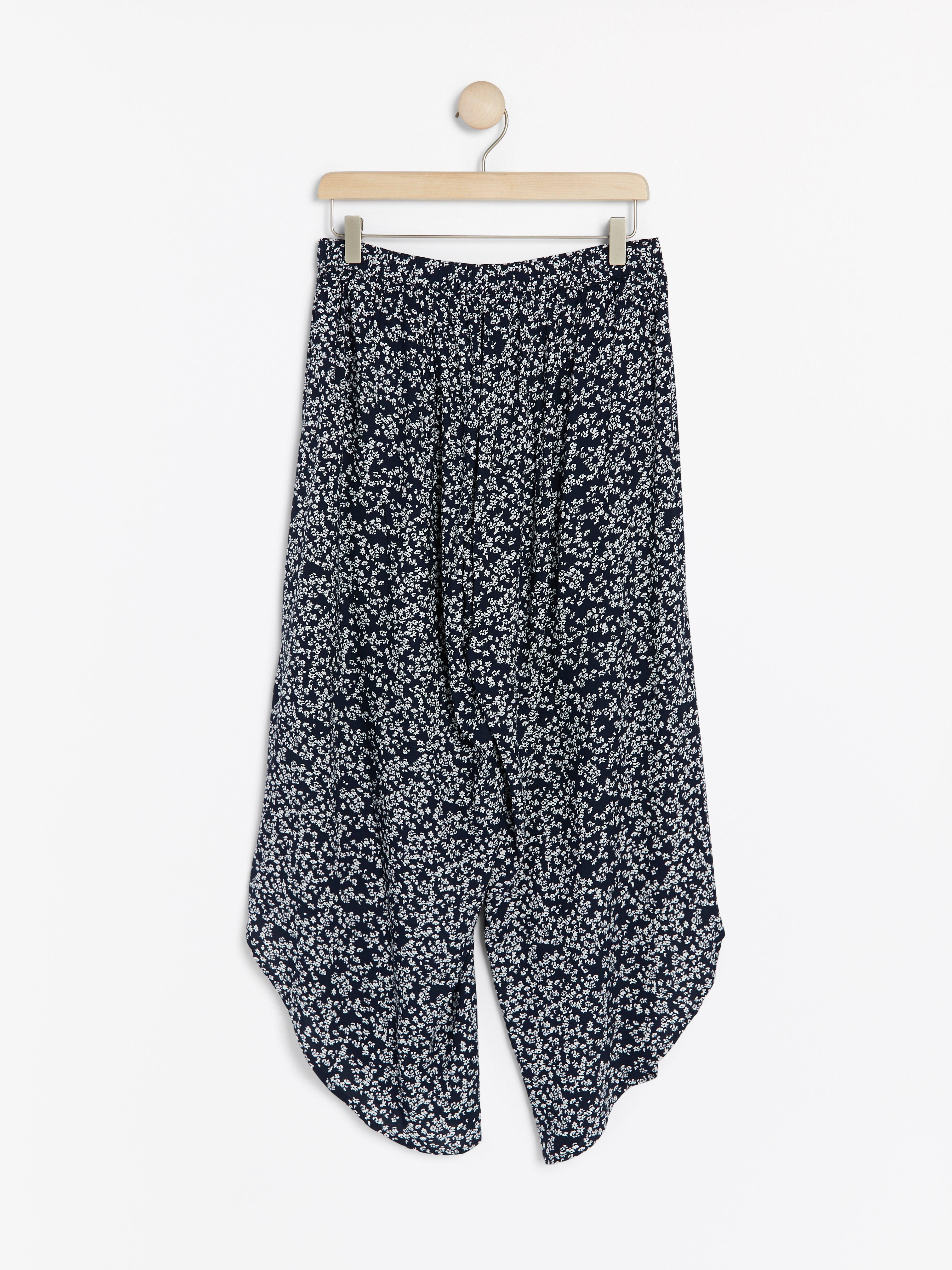 floral beach trousers
