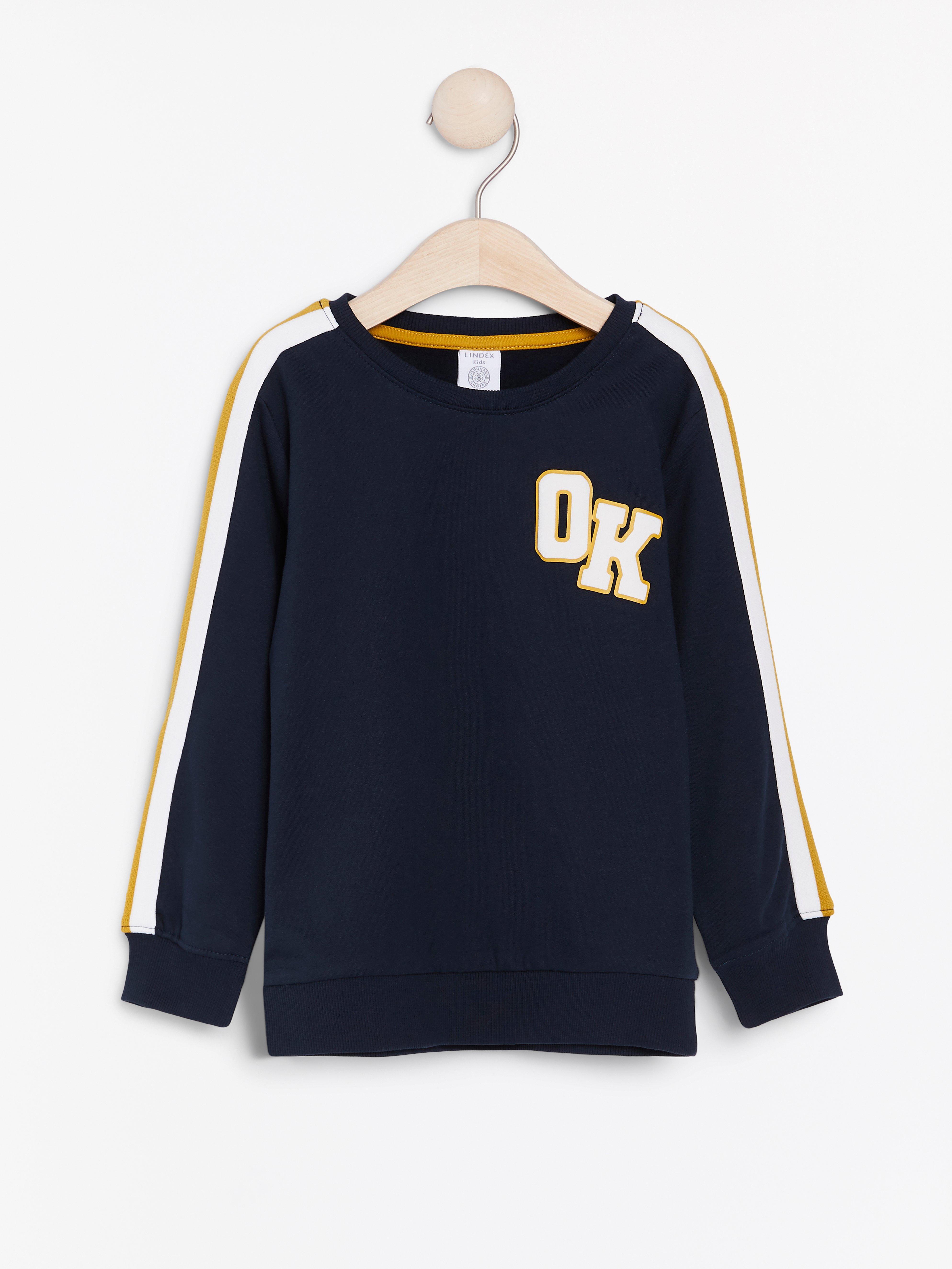 Sweatshirt - Barn - Blå