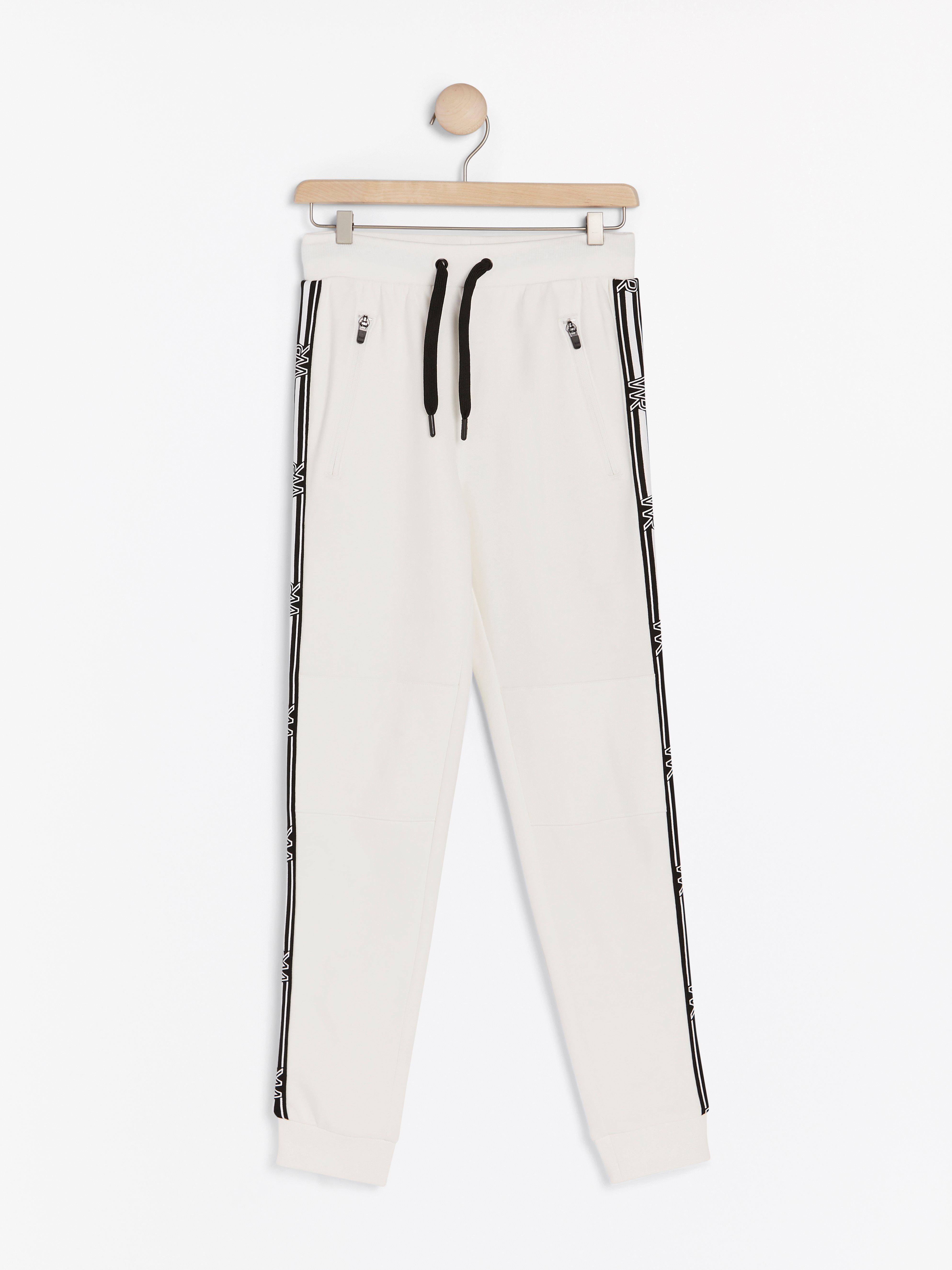 kids white sweatpants