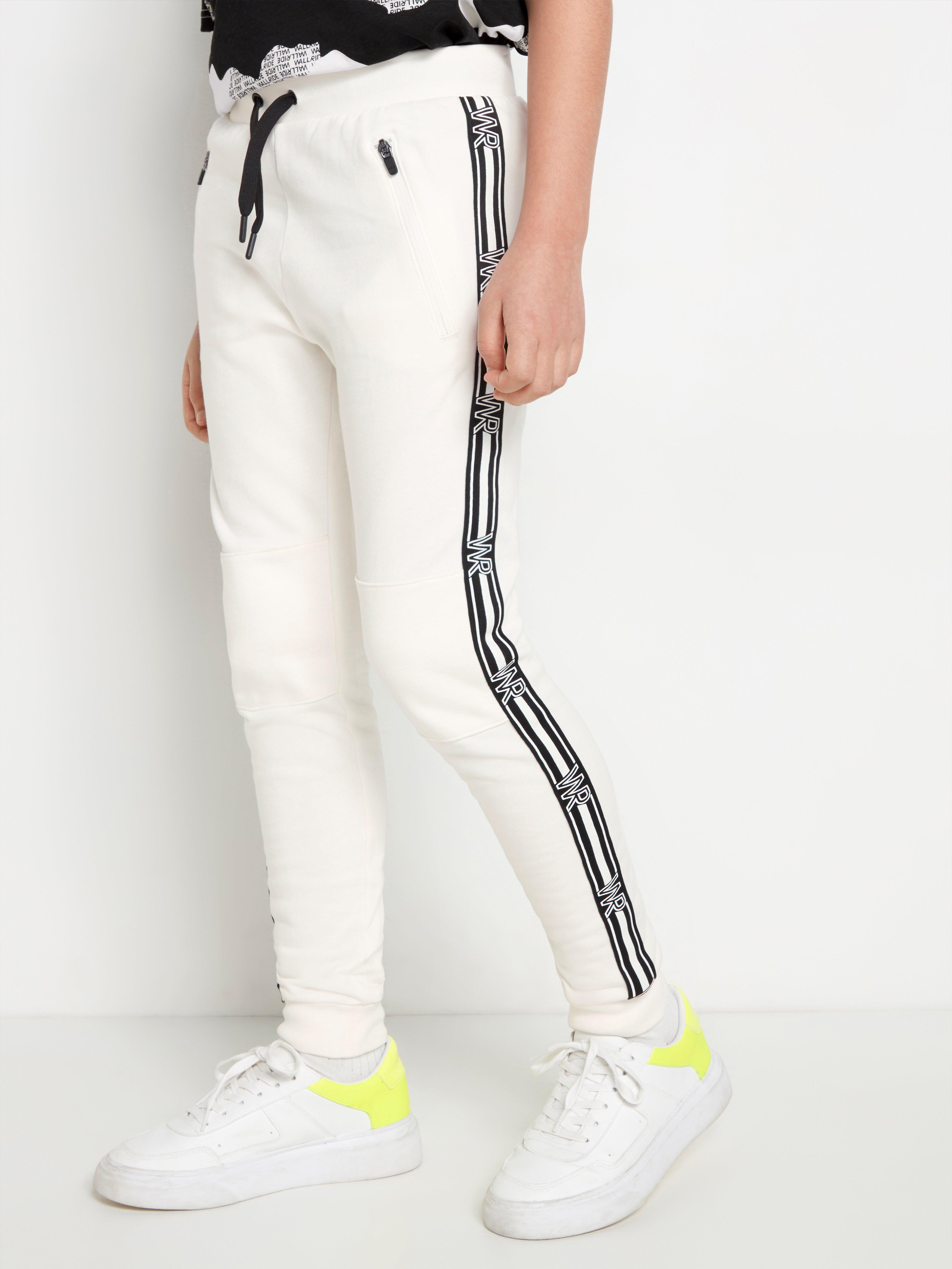 sweatpants white stripe