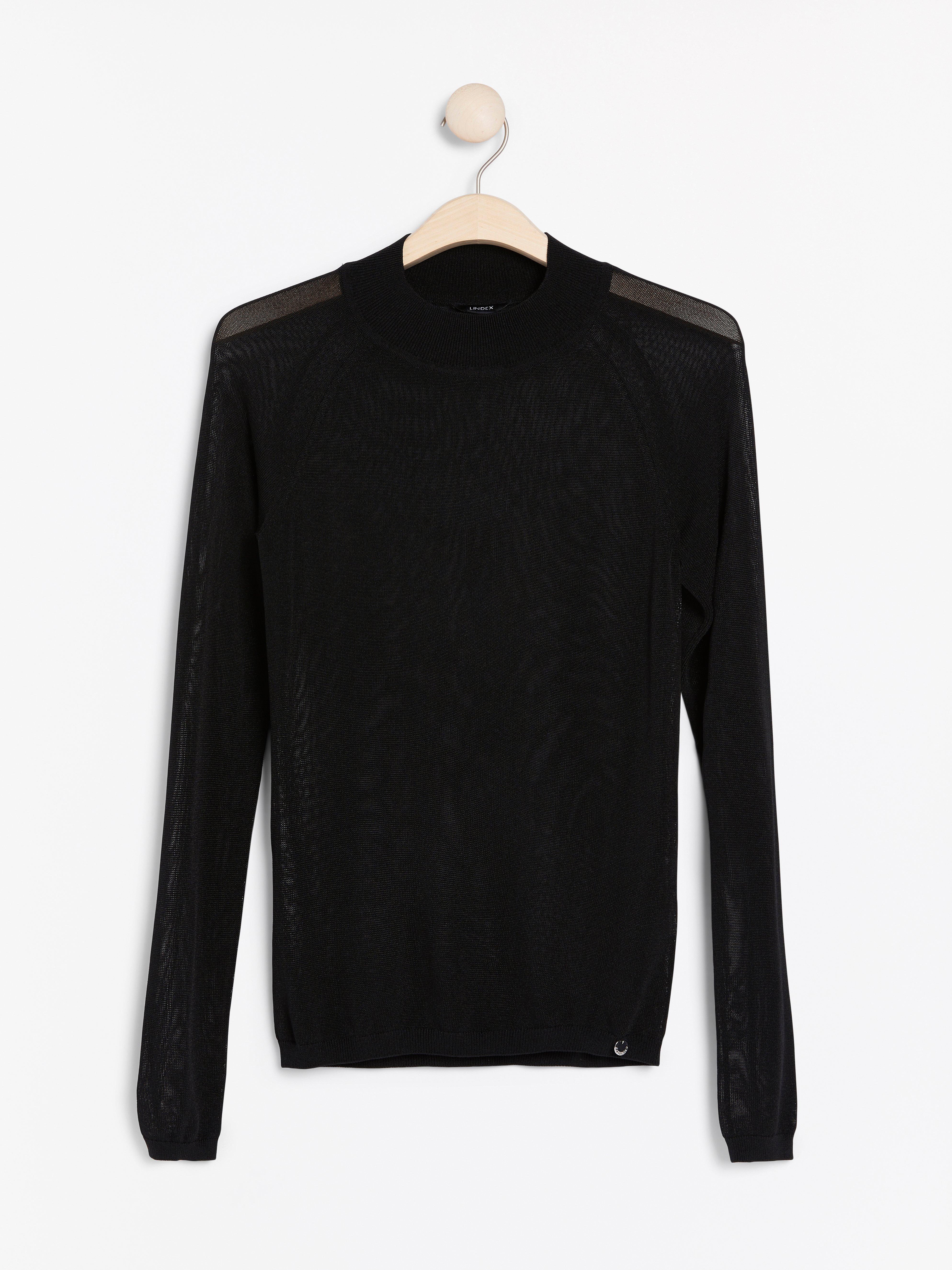 Polotröja - Dam - Svart