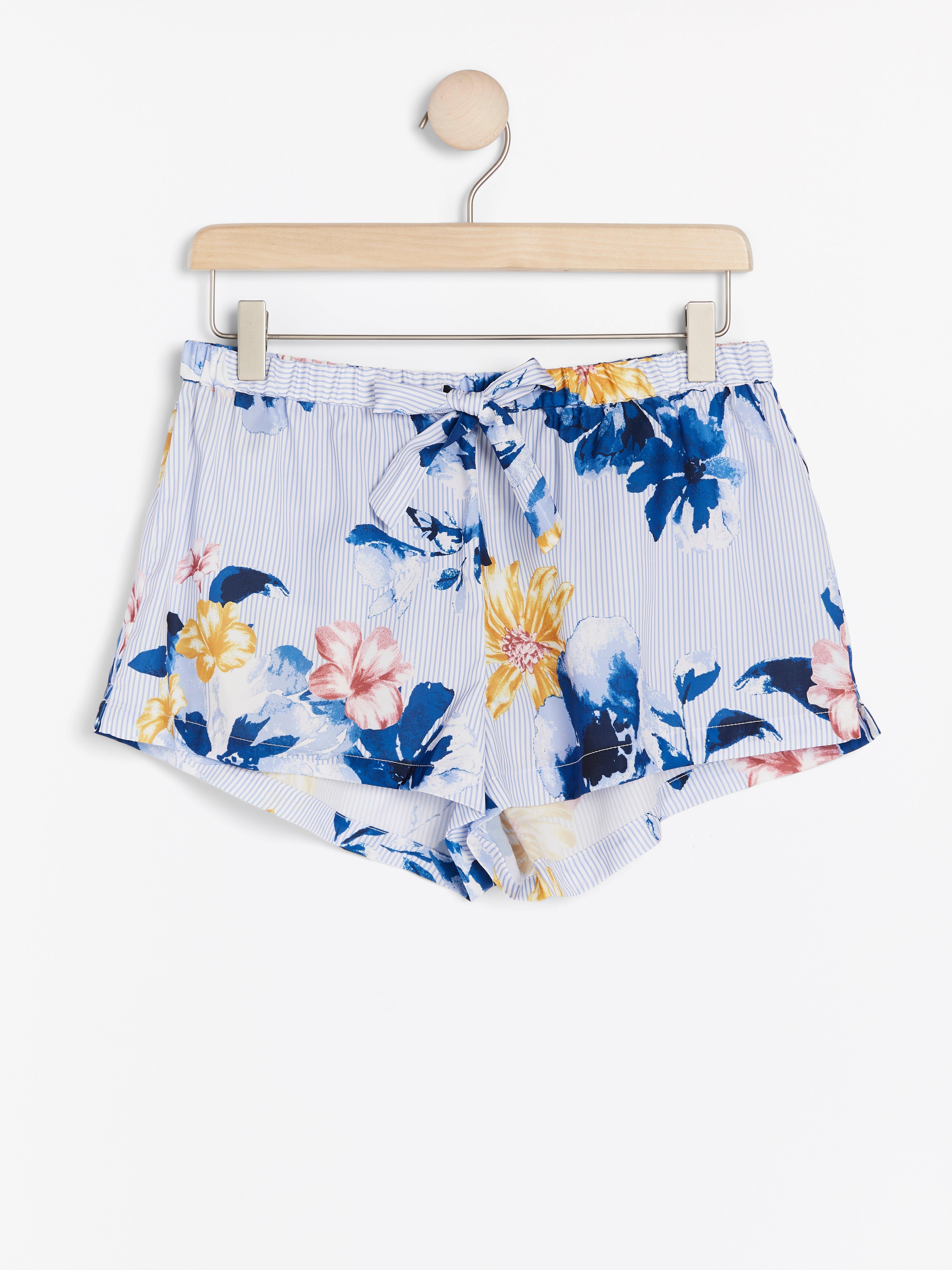 Pyjama Shorts - Lingerie - Blue