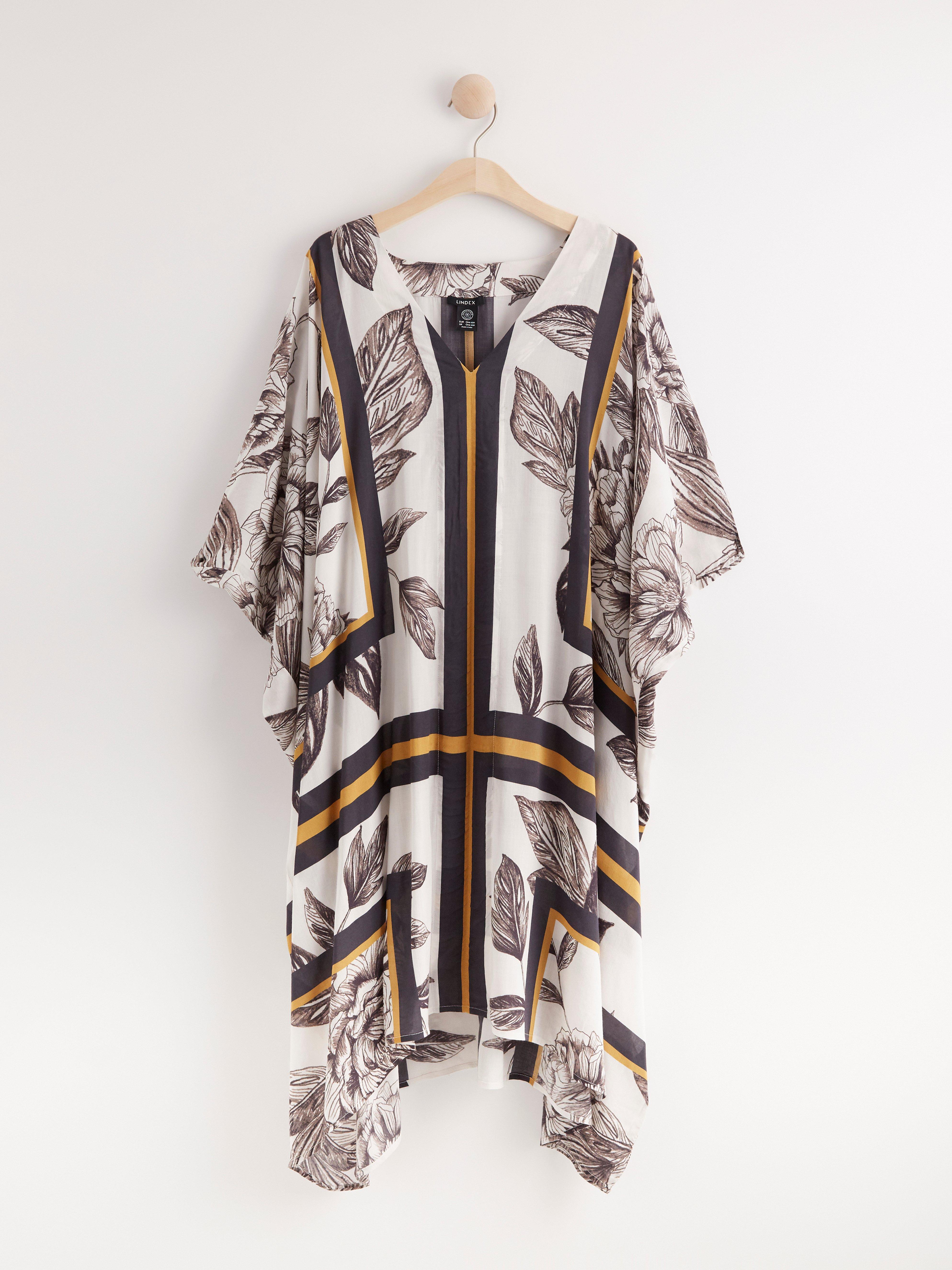 viscose kaftan dress