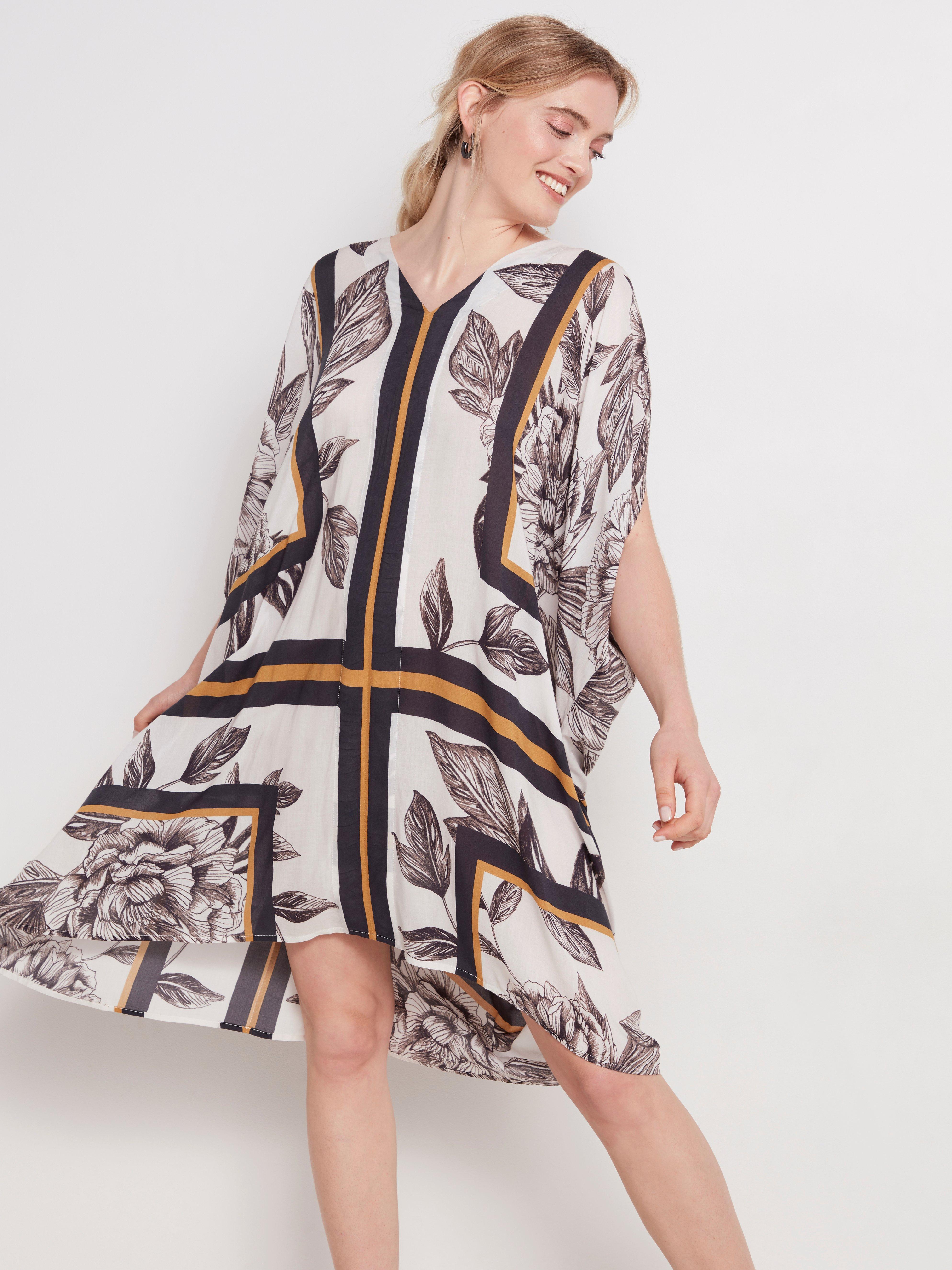 viscose kaftan dress