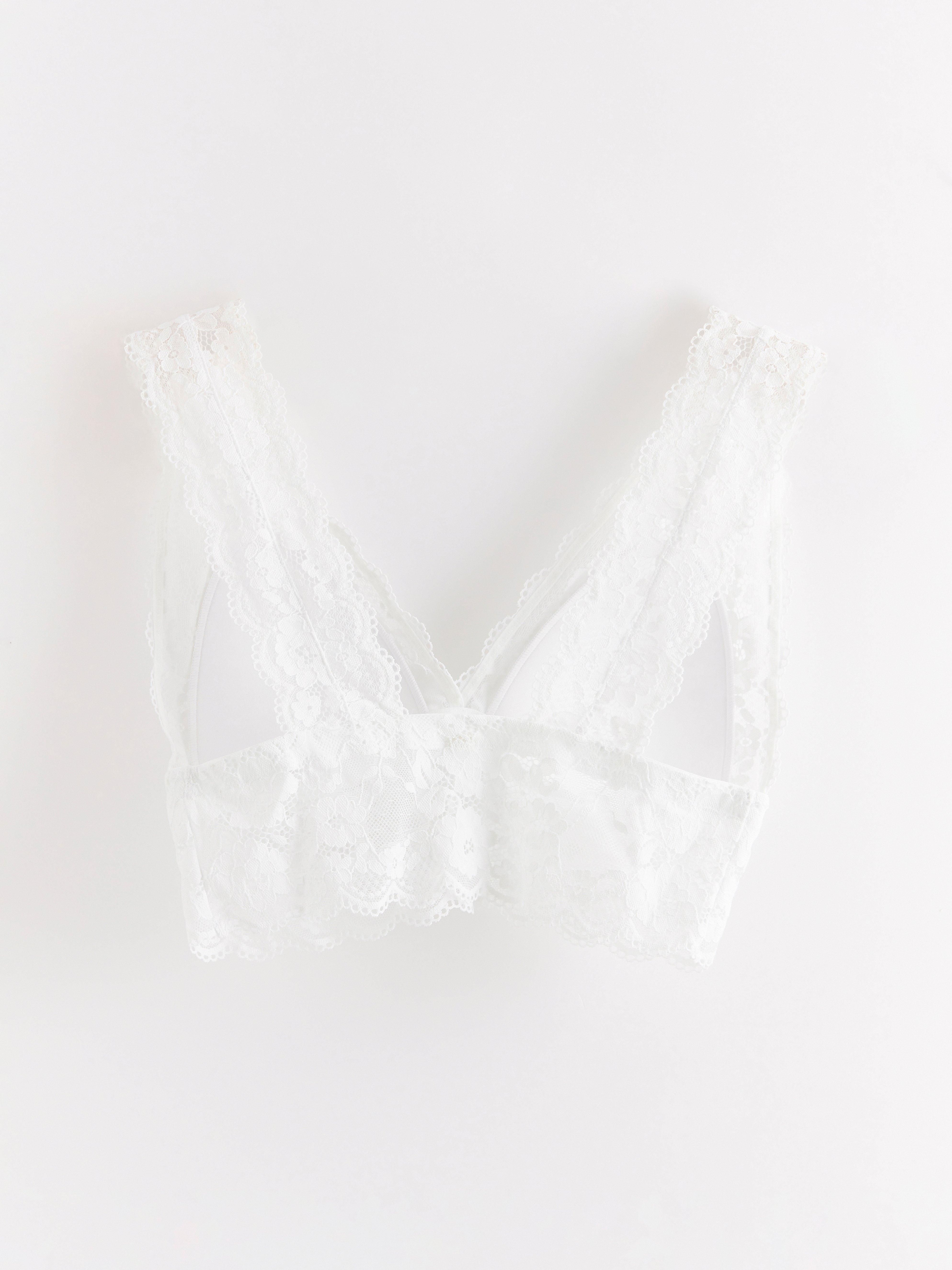 Bralette - Underkläder - Vit