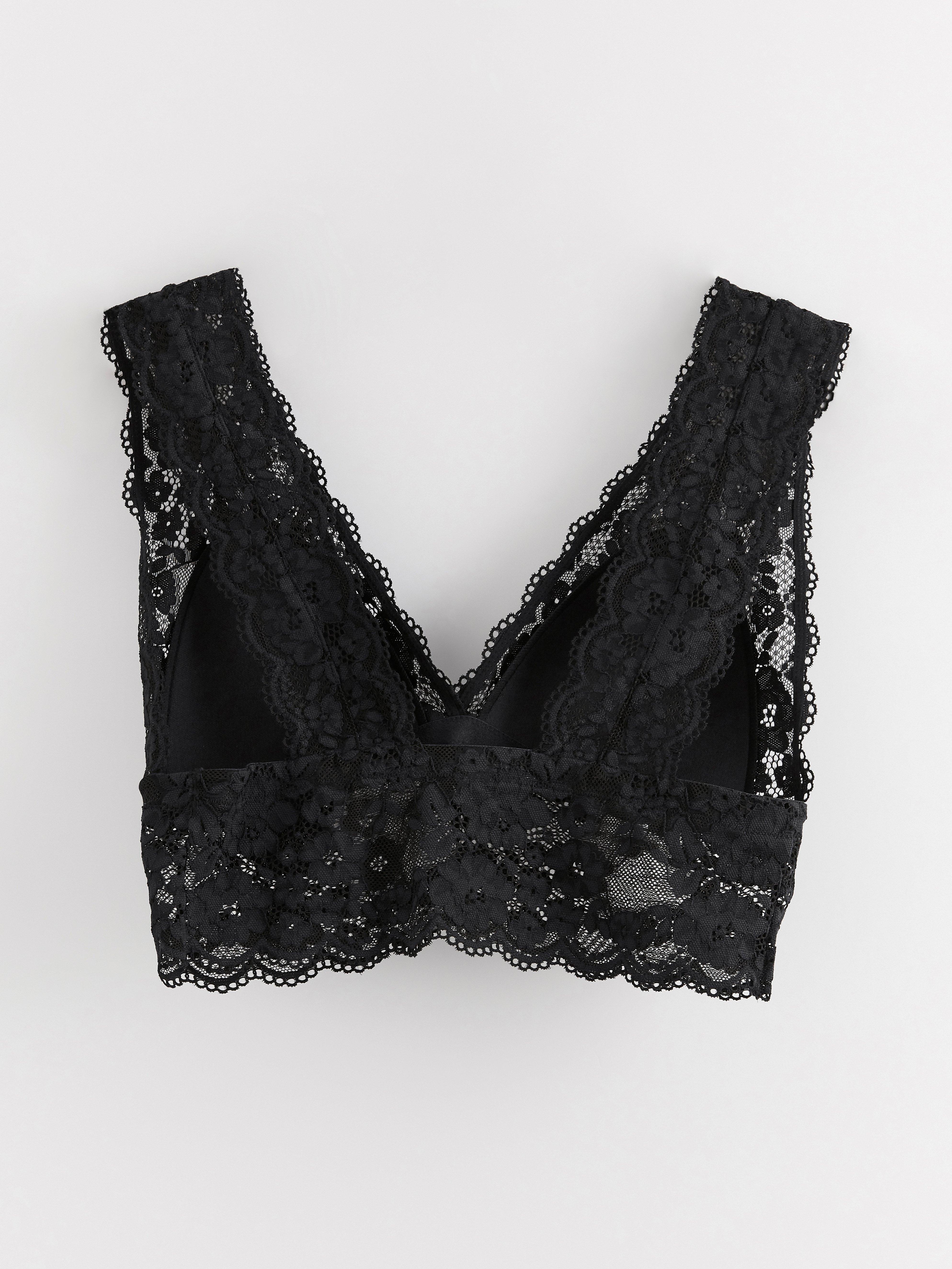 Bralette - Underkläder - Svart