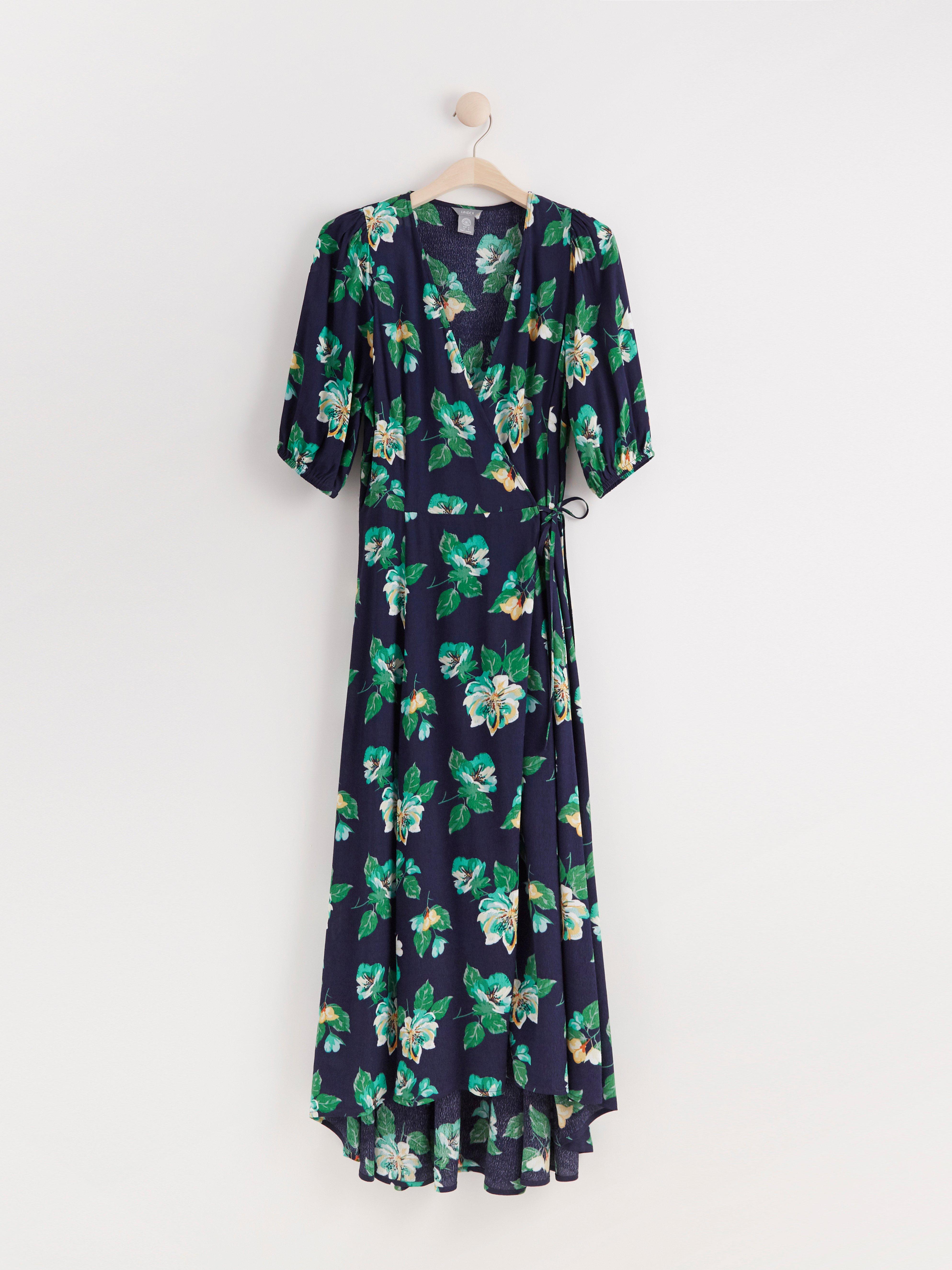 Wrap Dress - Womens Wear - Blue