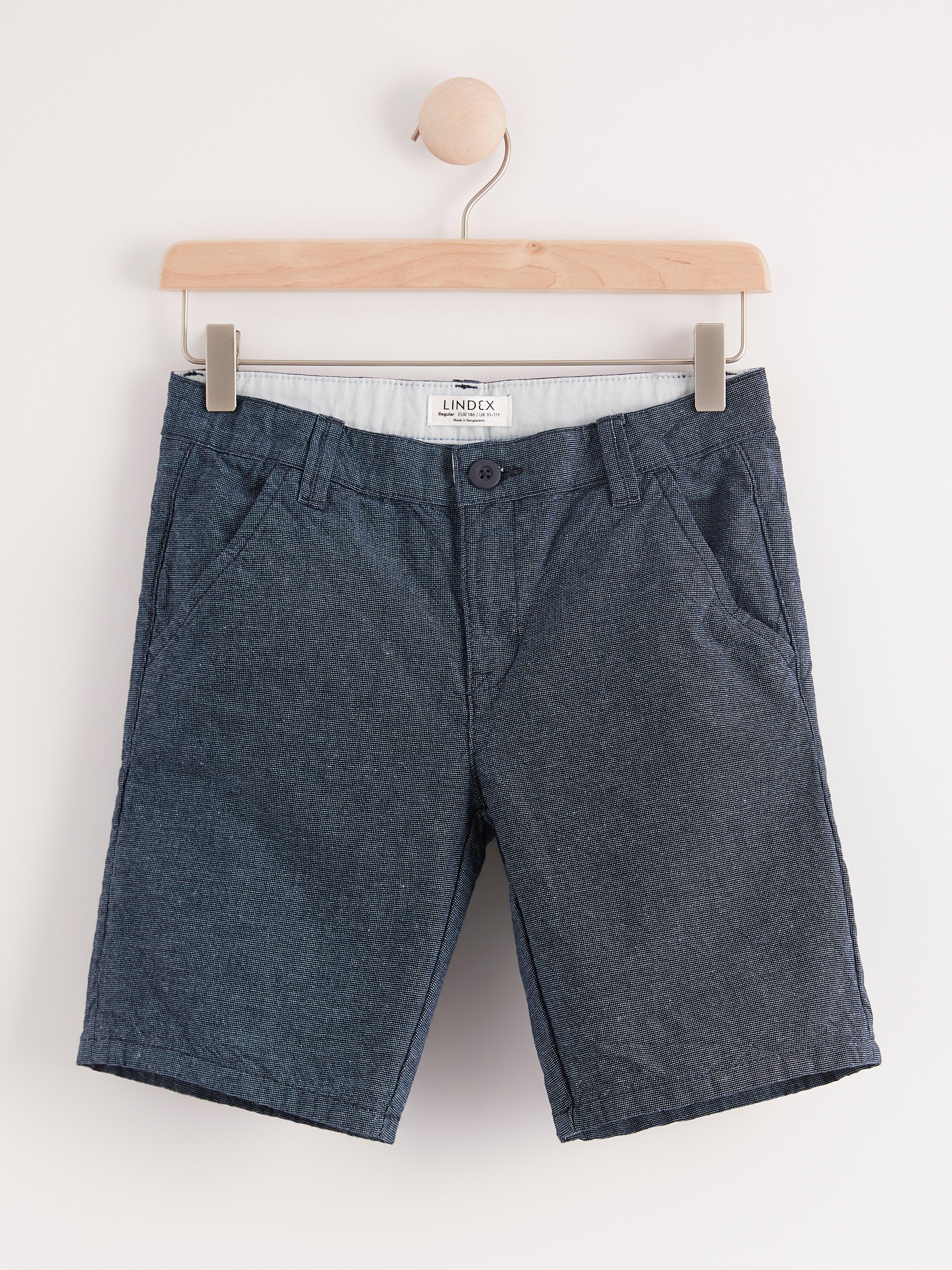 loose fit chino shorts