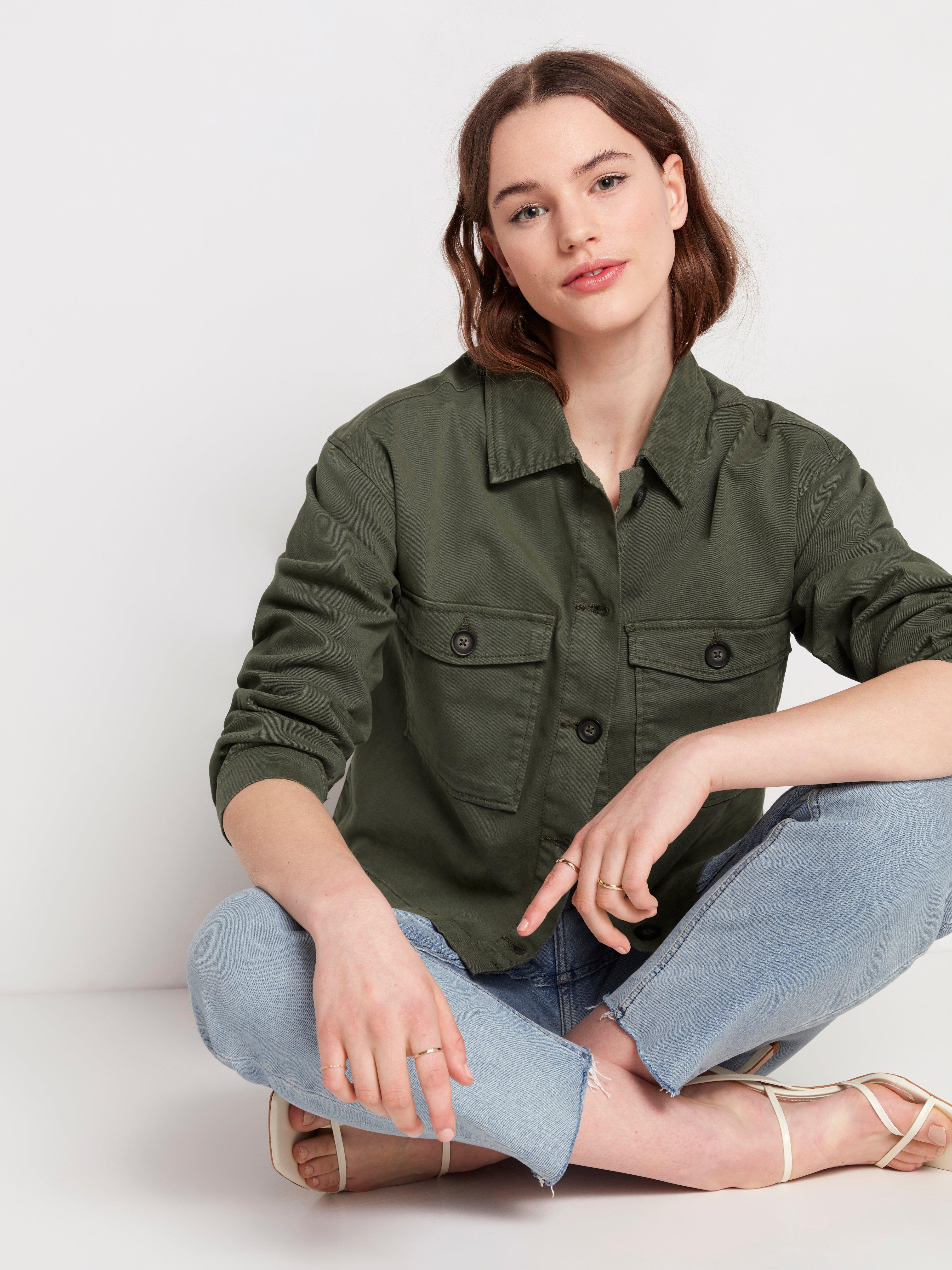 short utility jacket