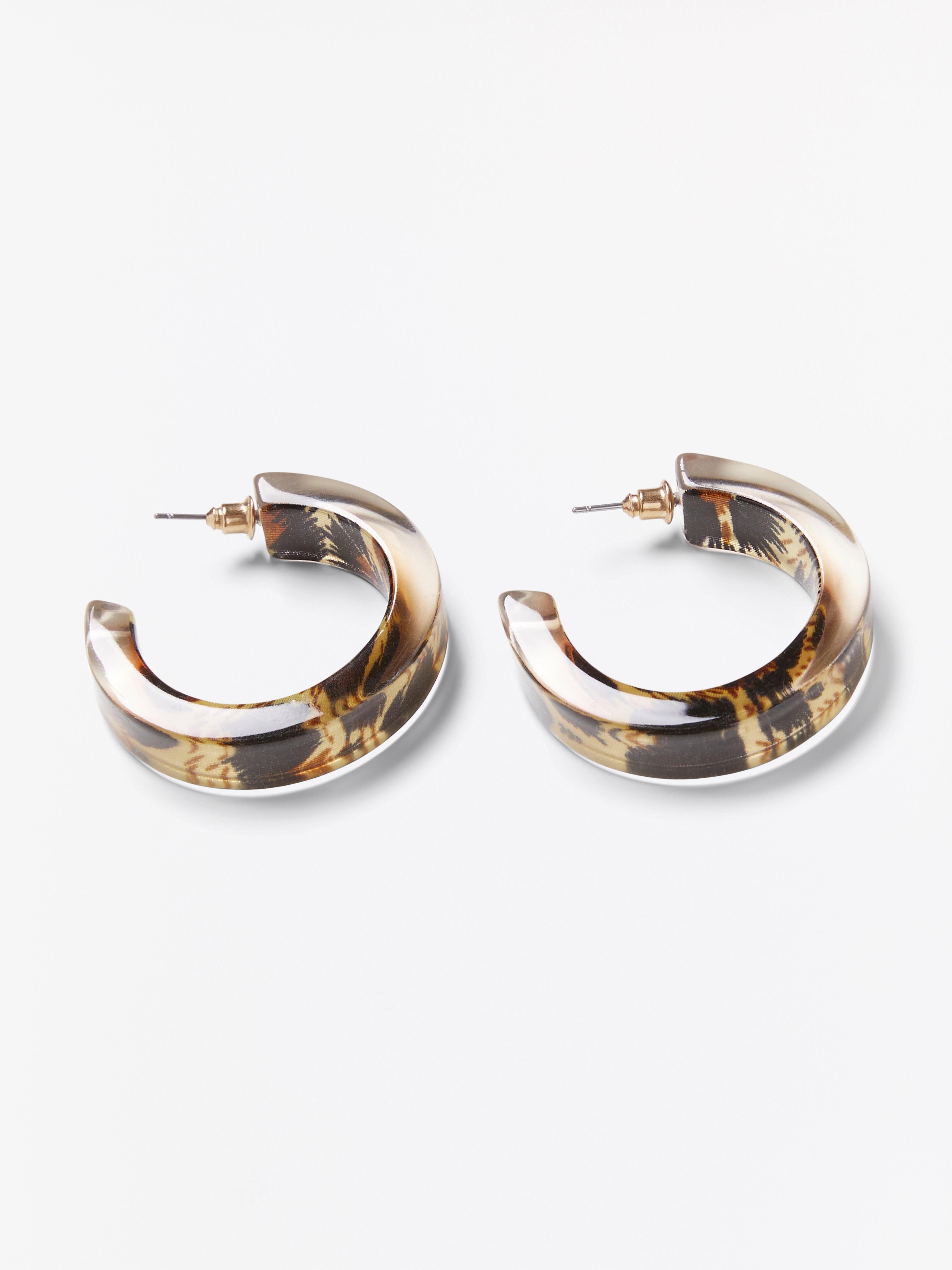 Earrings - Womens Wear - Brown