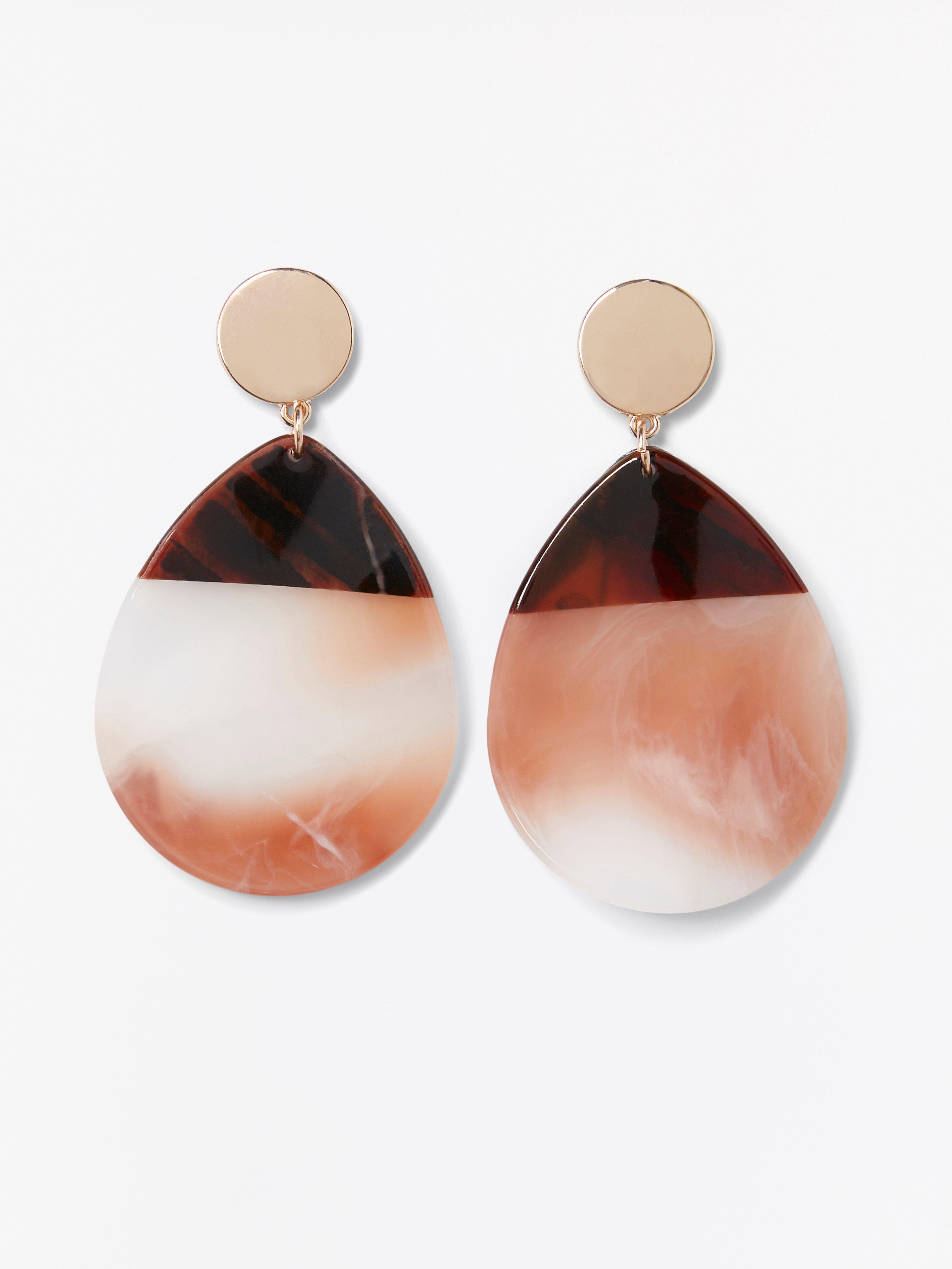 Earrings - Womens Wear - Brown