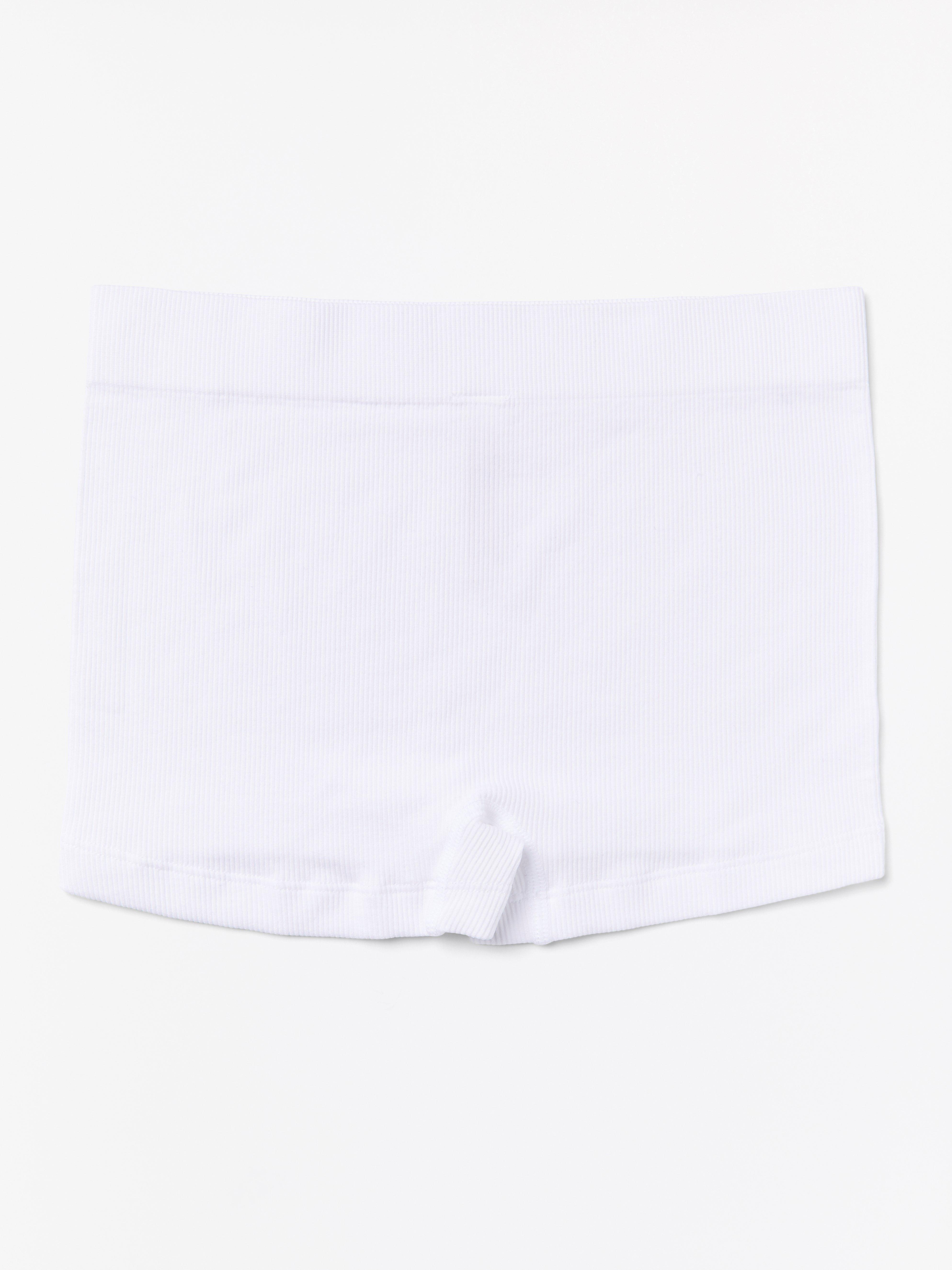 Boksershorts med mellomhøyt liv - Undertøy - Hvit