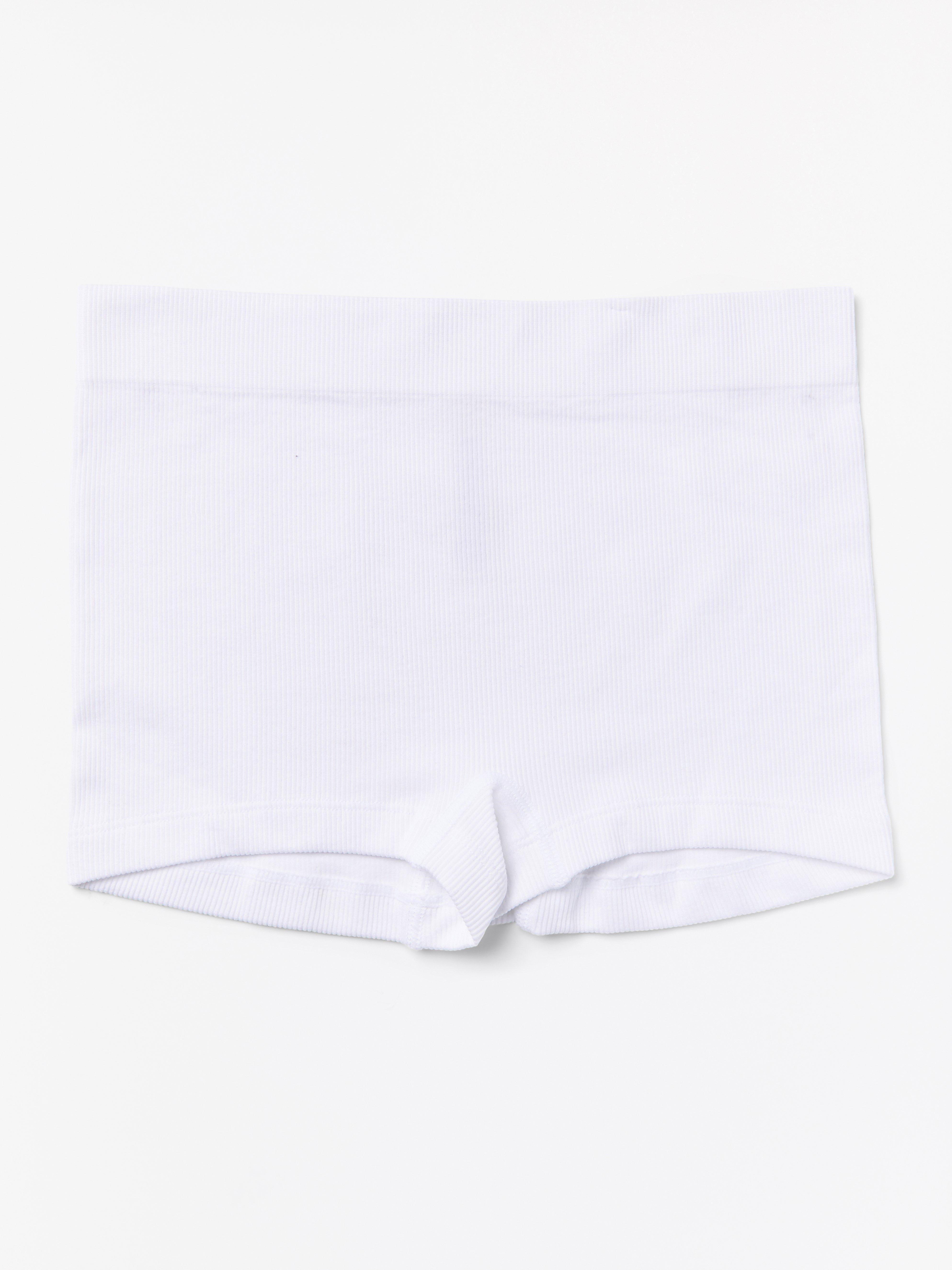 Boksershorts med mellomhøyt liv - Undertøy - Hvit