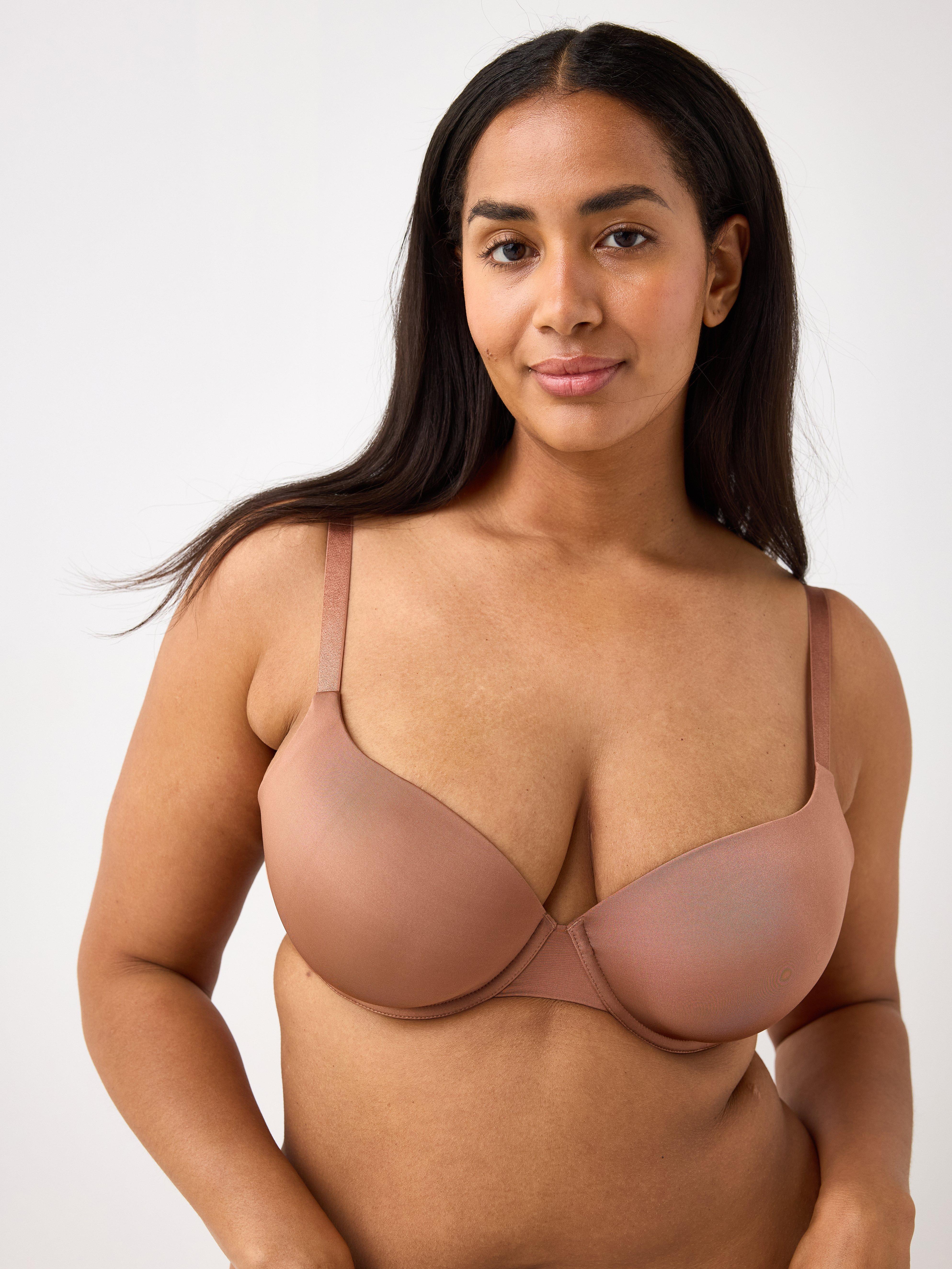 Lilja T-shirt Bra - Lingerie - Brown