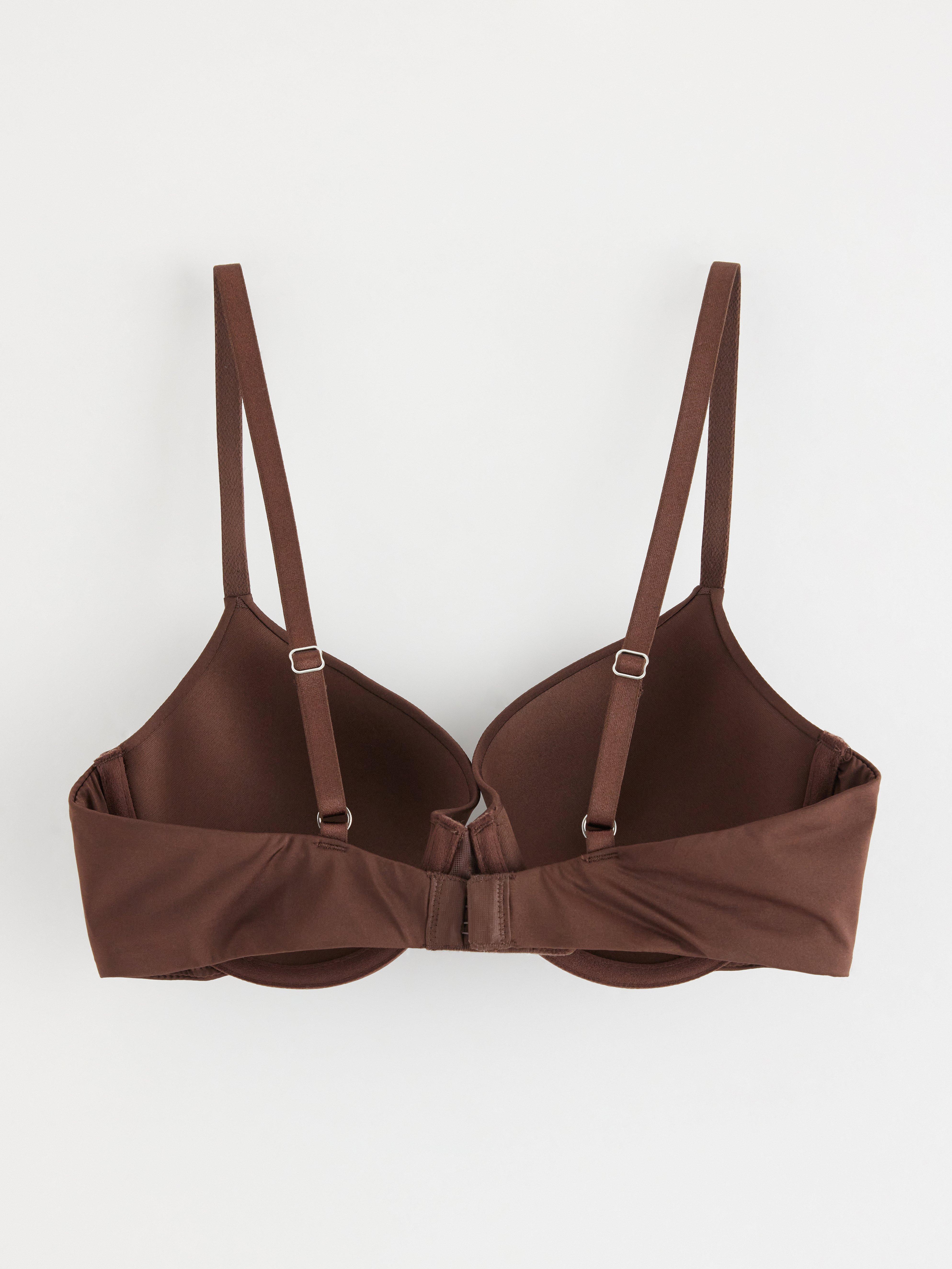 Lilja T-shirt Bra - Lingerie - Brown