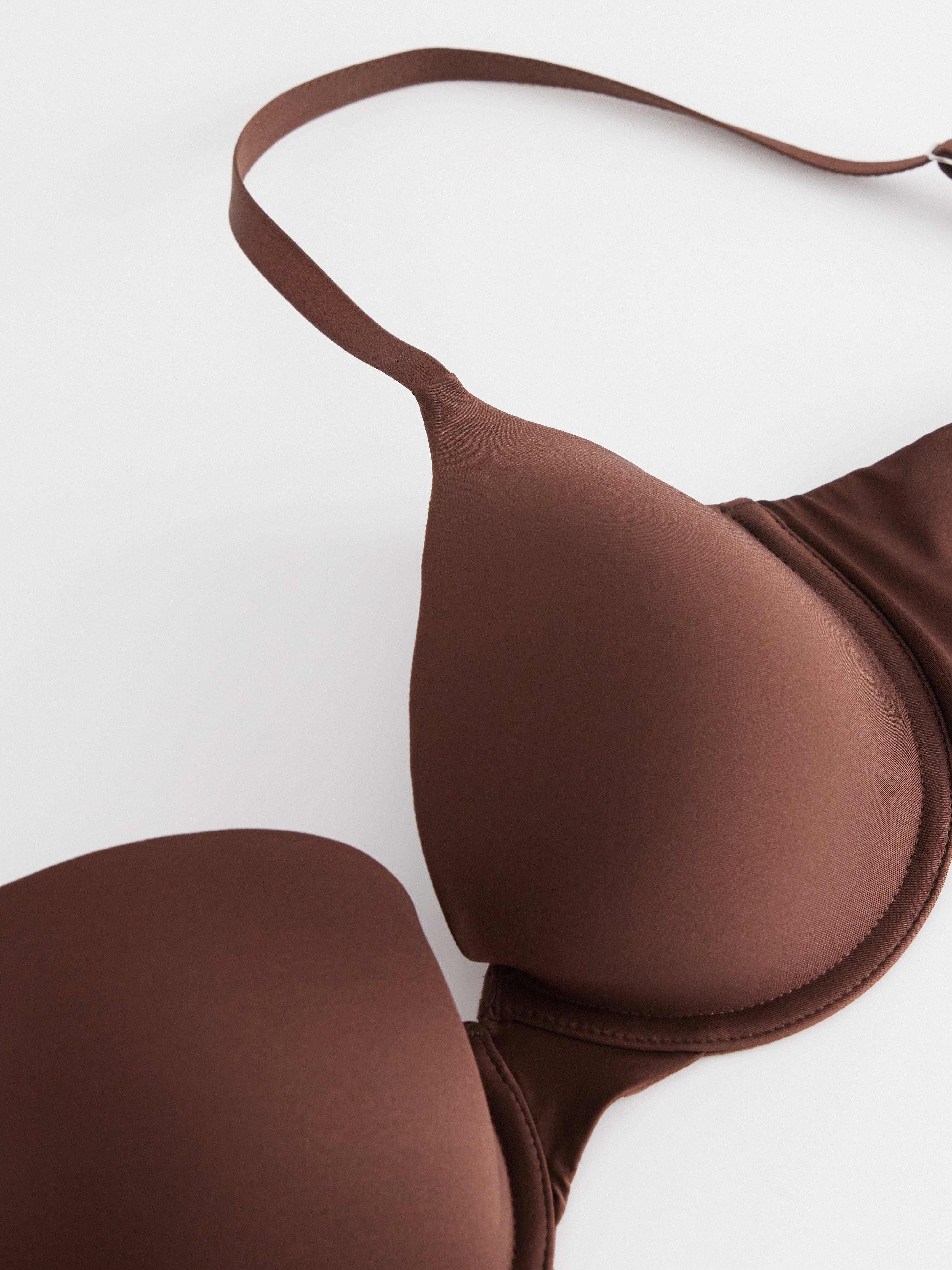 Lilja T-shirt Bra - Lingerie - Brown