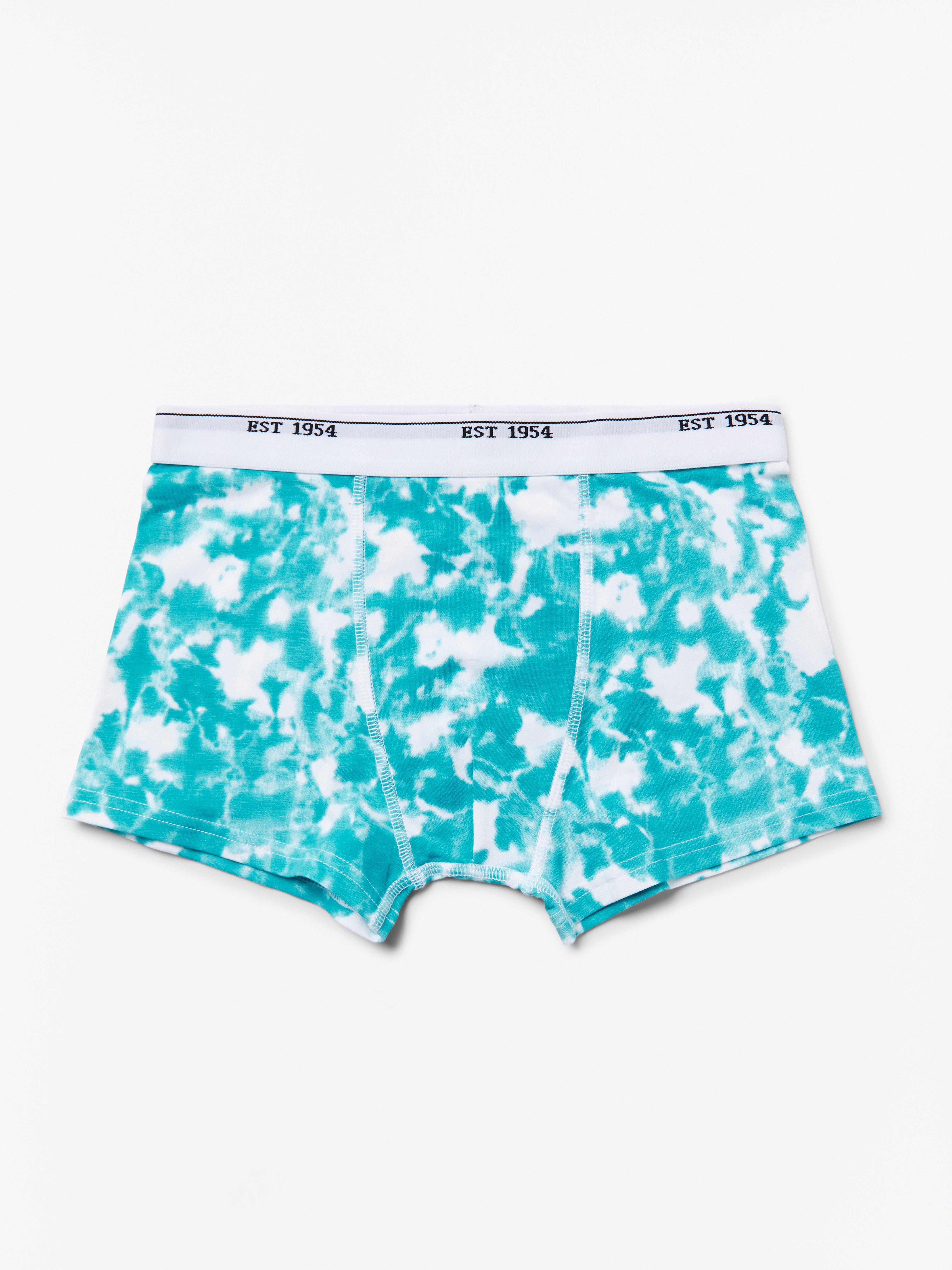 tie dye boxer shorts