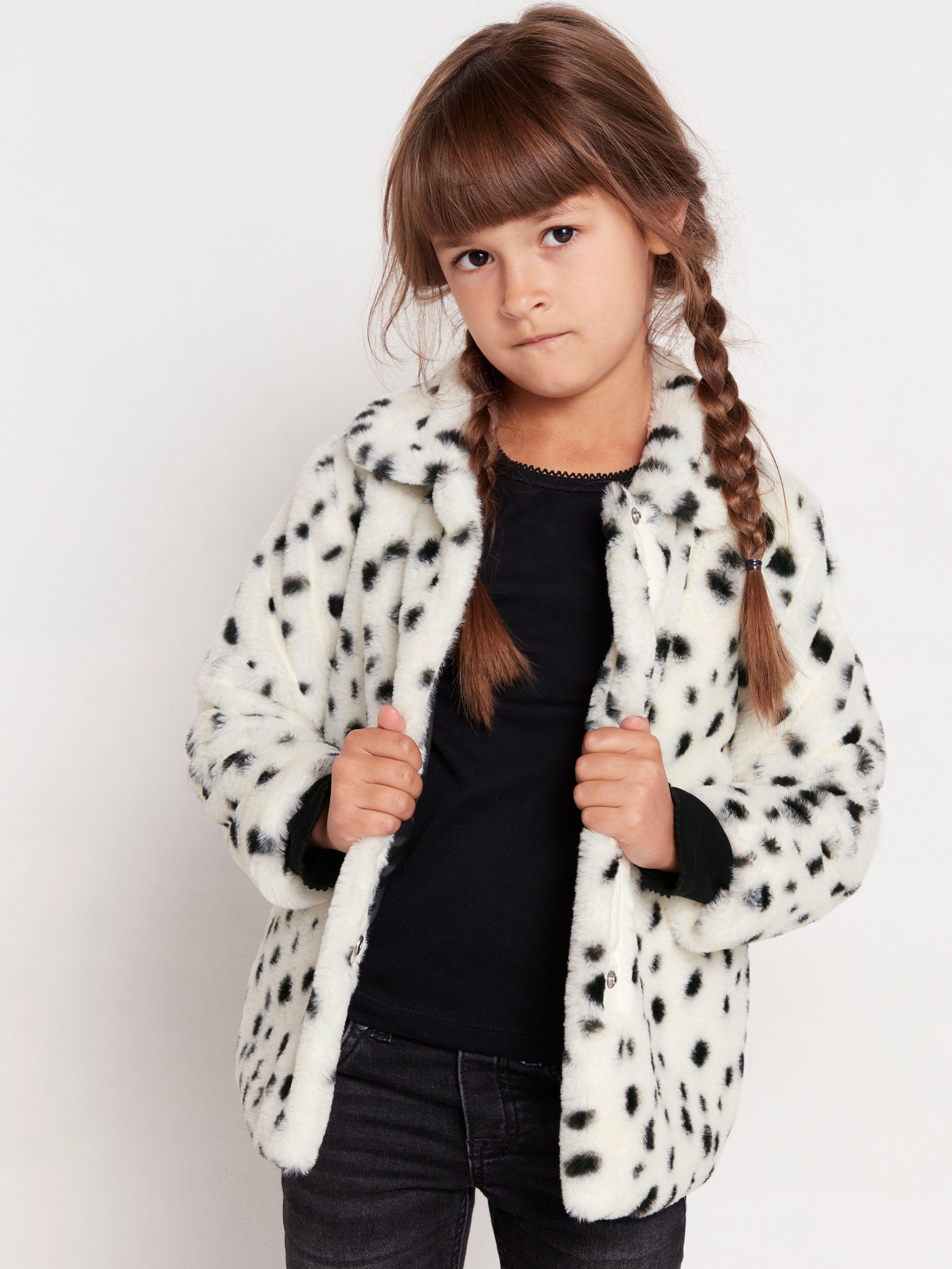 Faux fur outlet dalmatian jacket