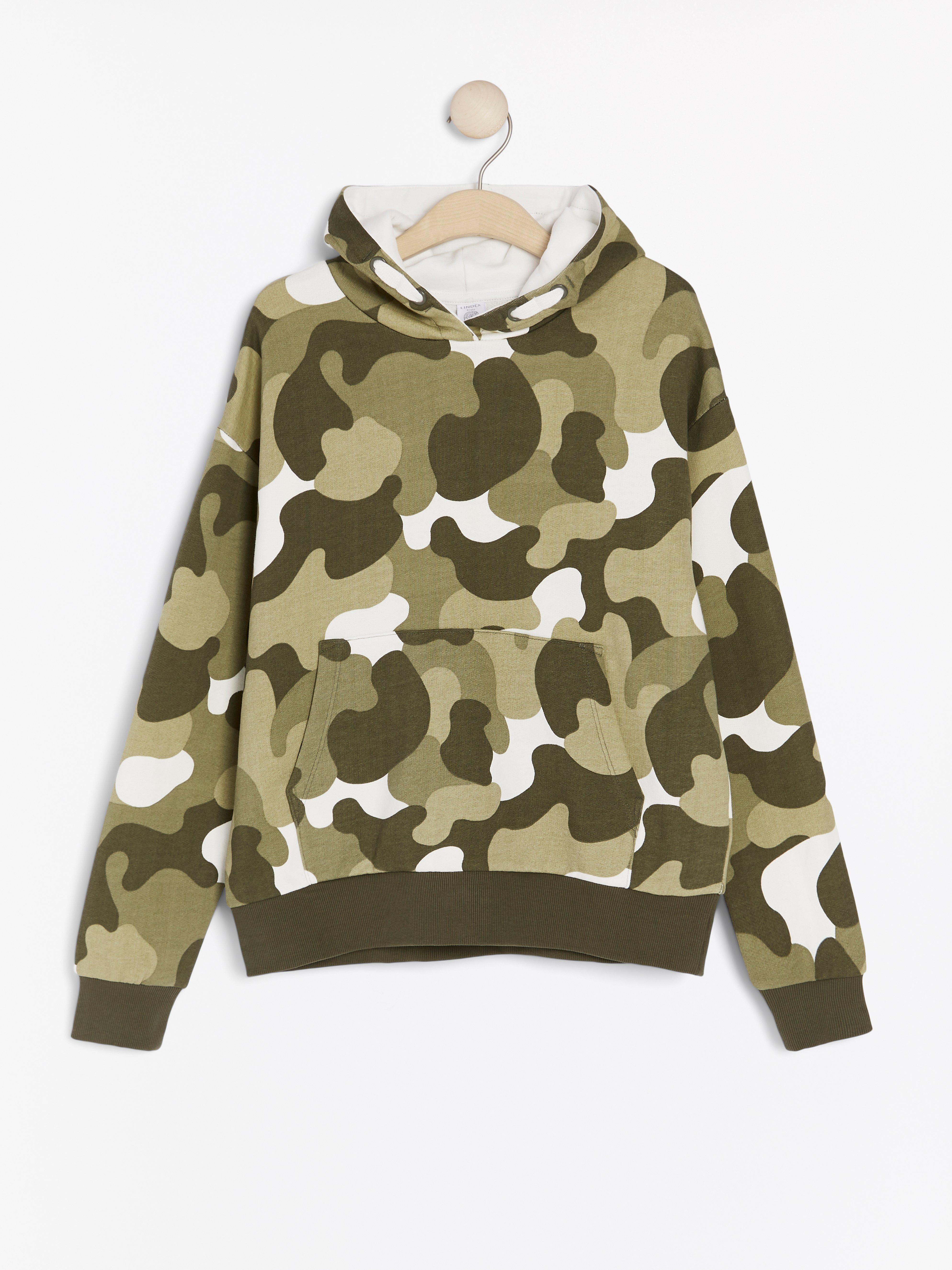 patterned hoodie