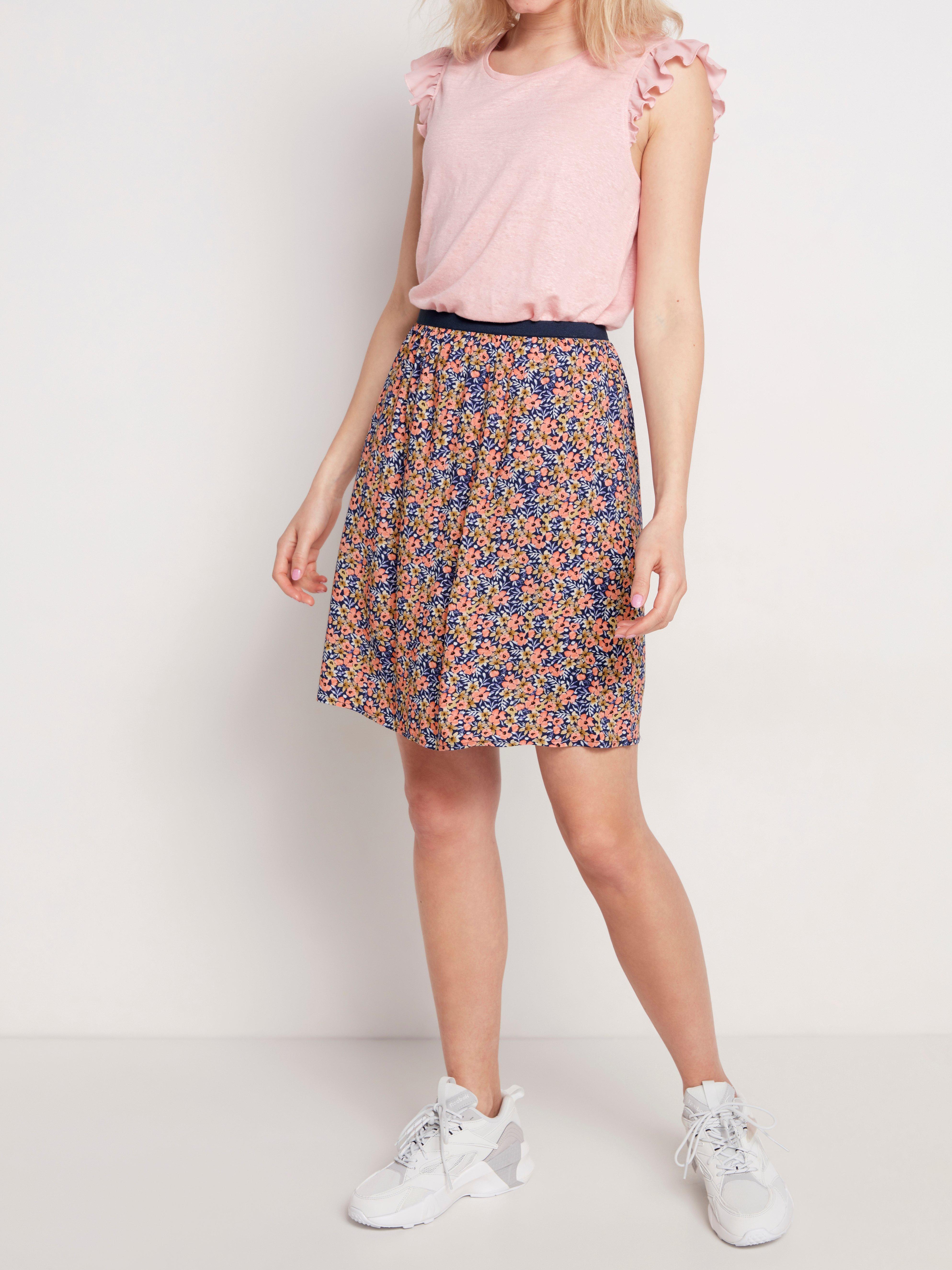 floral skirt