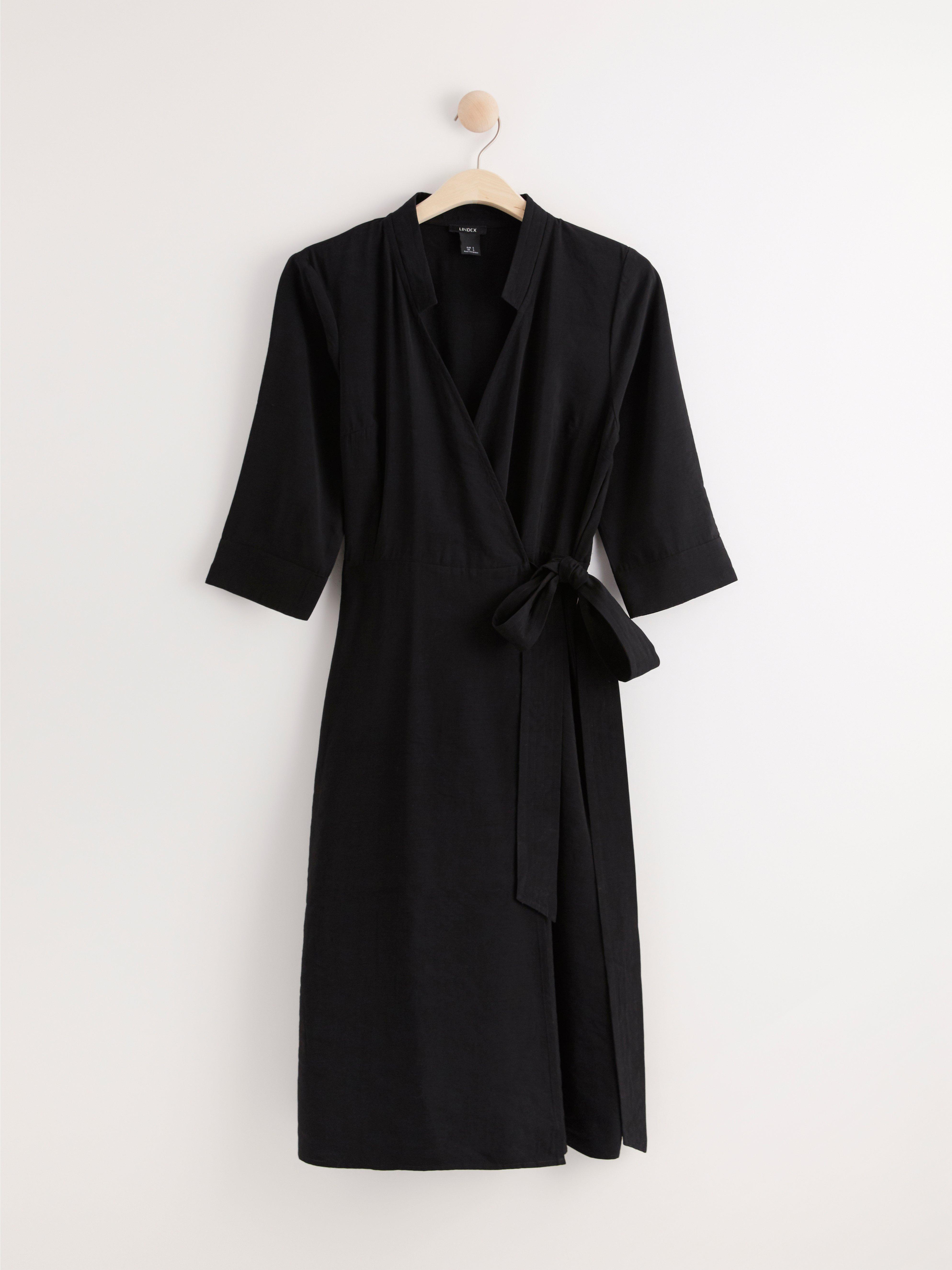 wrap dress viscose