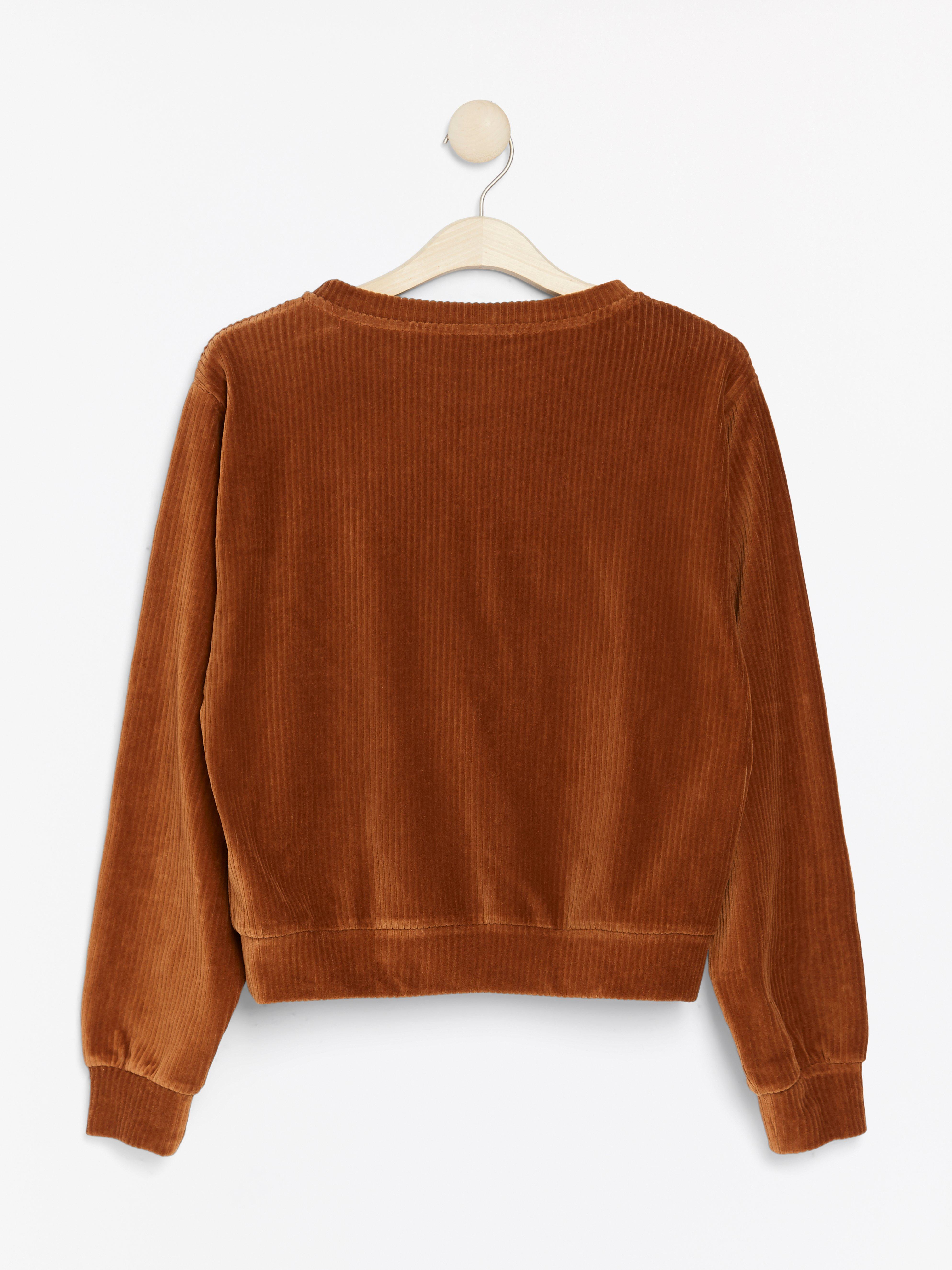 corduroy sweatshirt