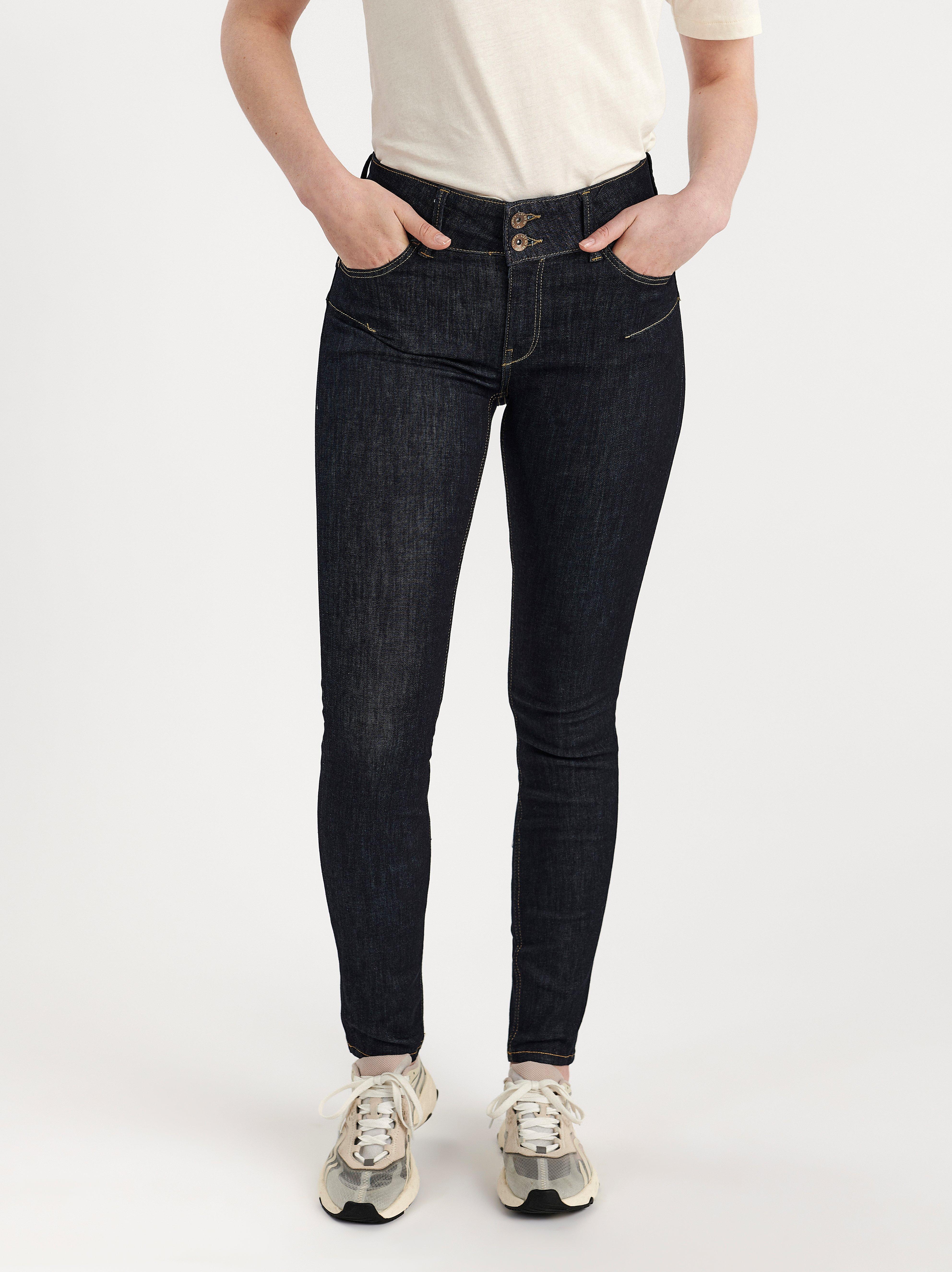 Lilly Dark Blue Slim Fit Shaping Jeans Lindex Europe