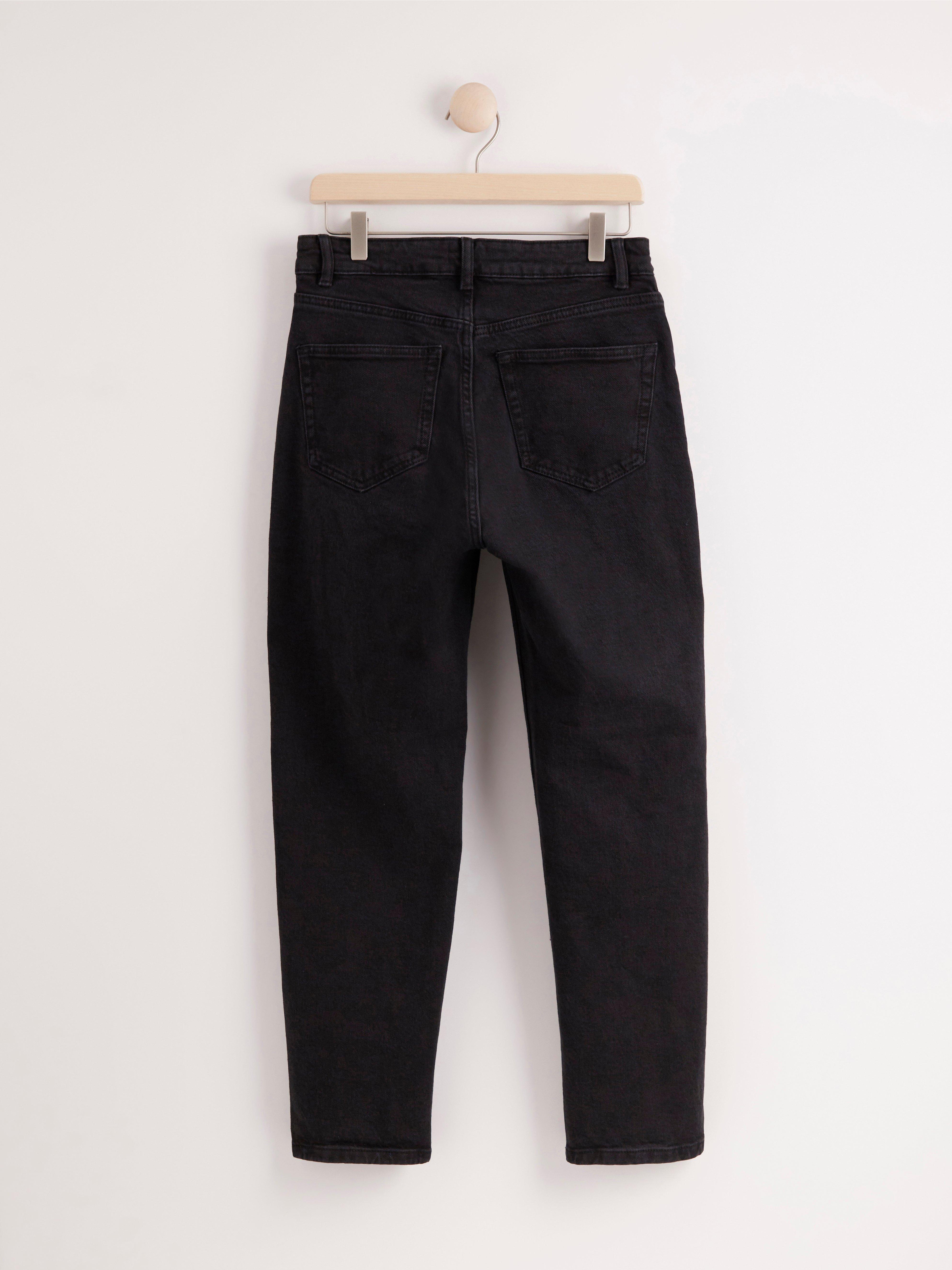 cheap black high waisted jeans