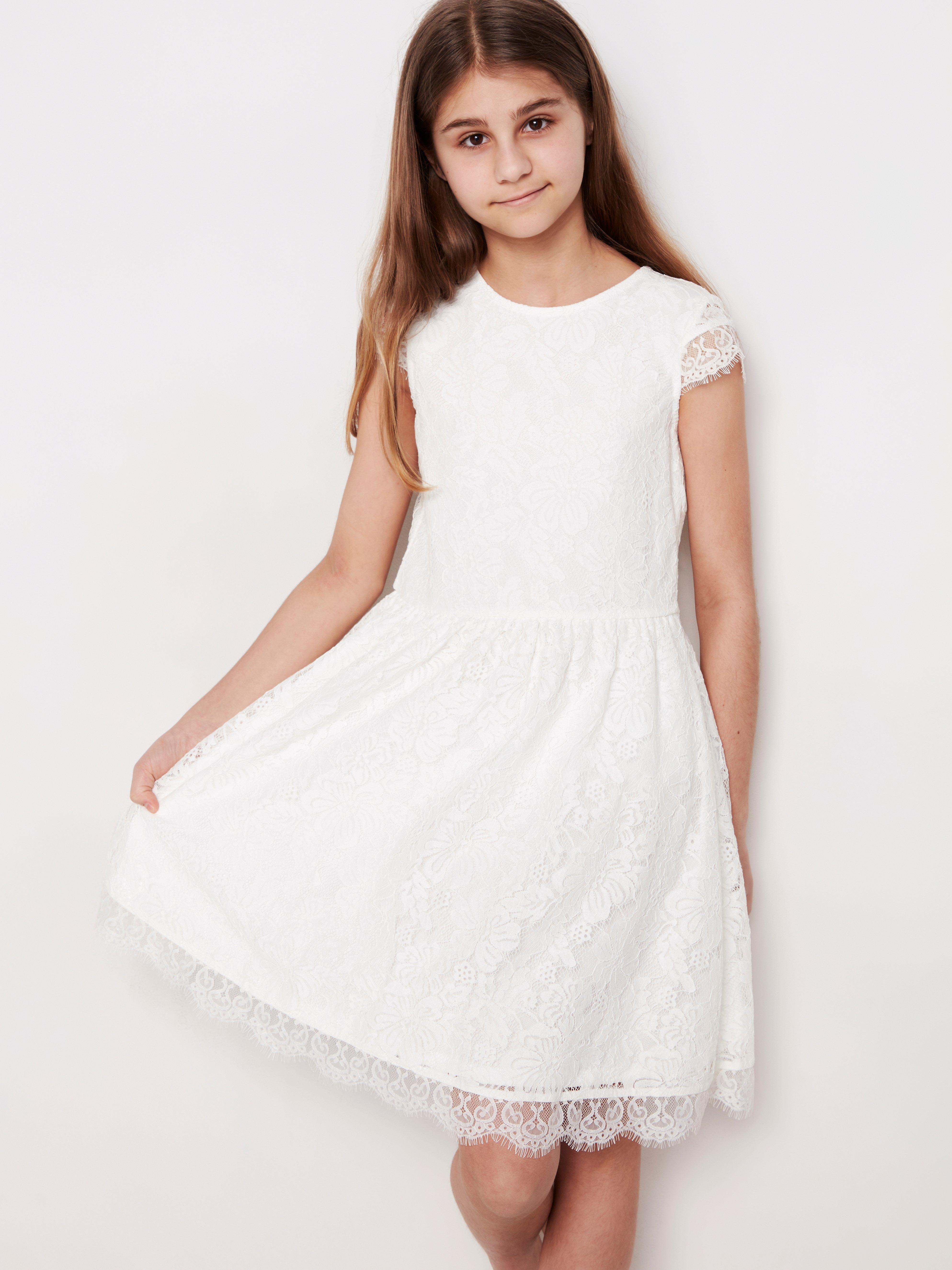 Dress barn outlet white lace dress